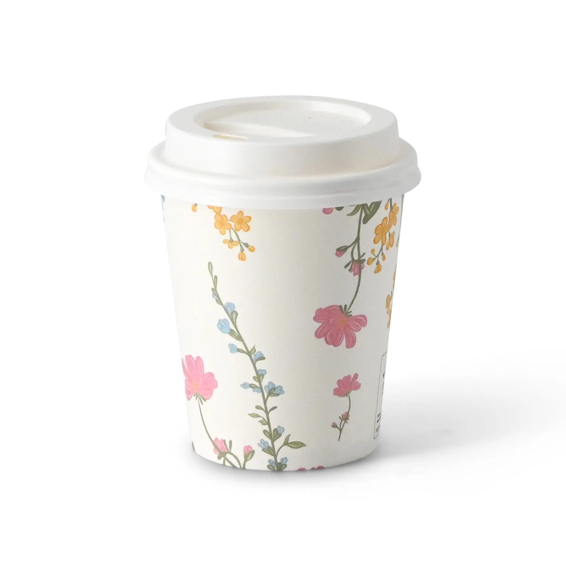 8 oz Paper cup printed with "Spring", Ø 80 mm, white