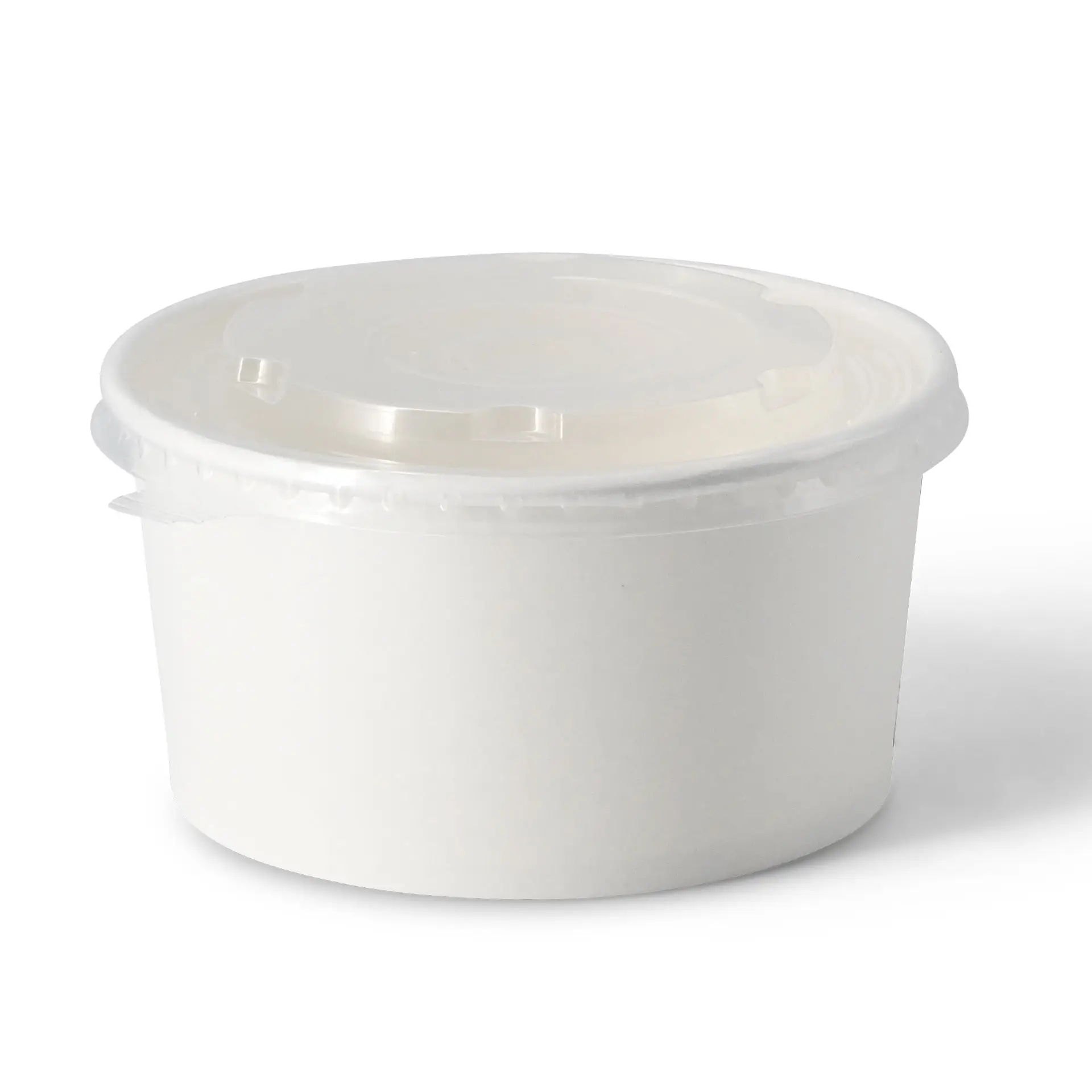 Paper bowls (coated) / Salad bowls 800 ml, Ø 150 mm, white, round (1000 ml max. volume)