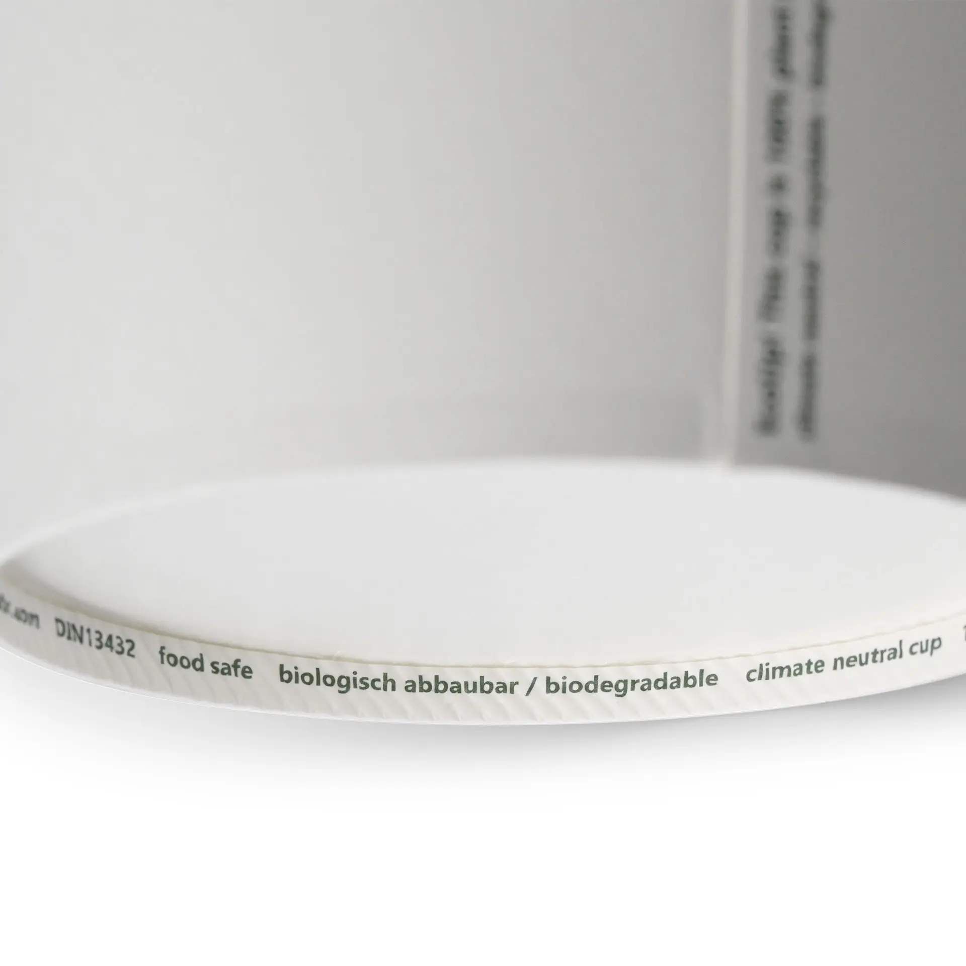 12 oz Paper Soup Container (eco-friendly coating), Ø 115 mm, white