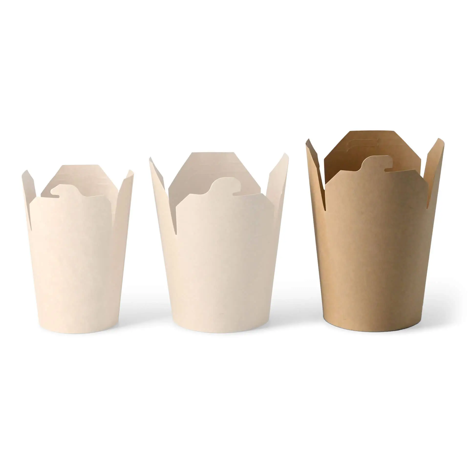 Noodle Boxes (eco-friendly coating) 800 ml, kraft