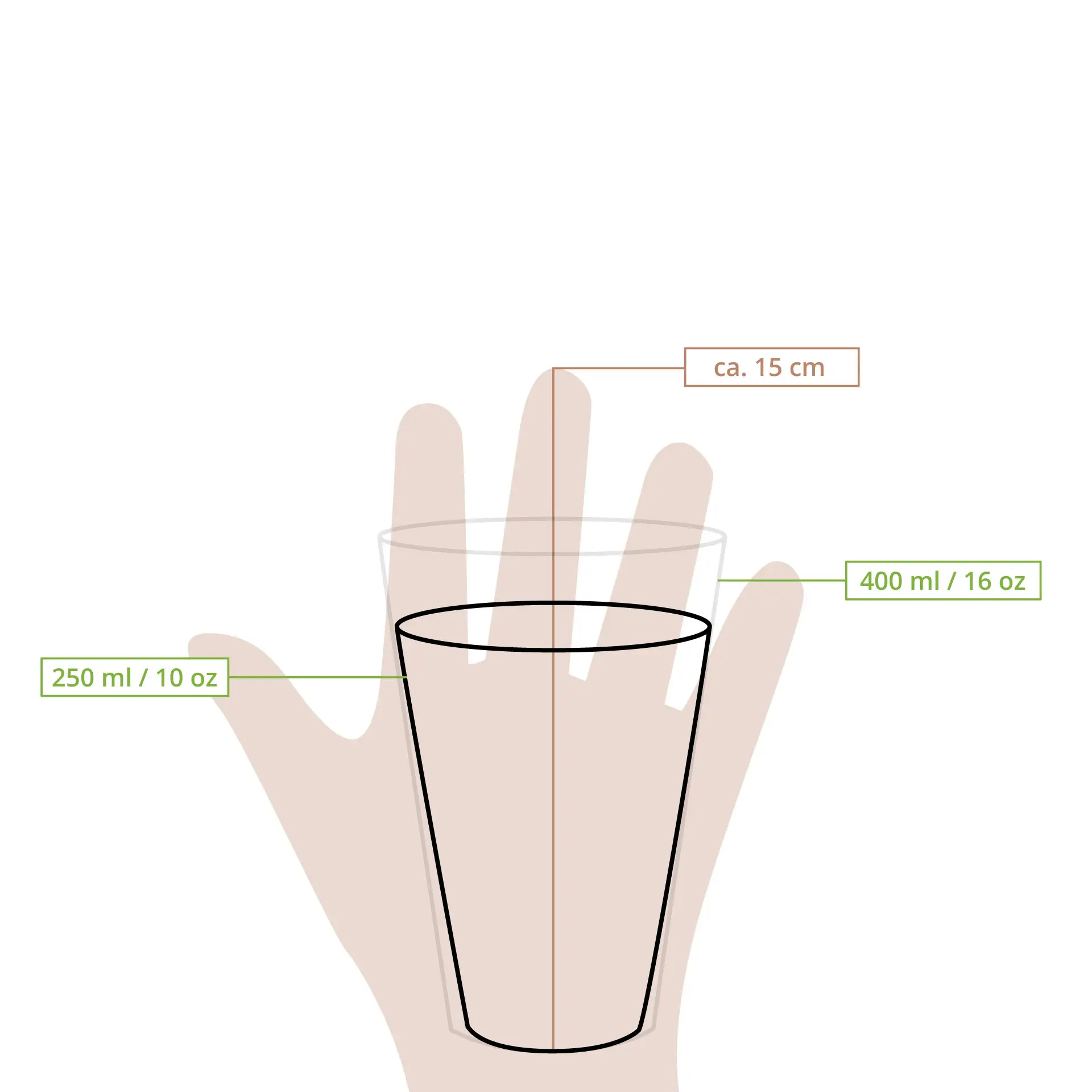 Reusable coffee cups, 8 oz, Ø 80 mm, creamy white dhd04700-mehrweg-riffelbecher-250-ml-10-oz-80-mm-creme-weiss-9