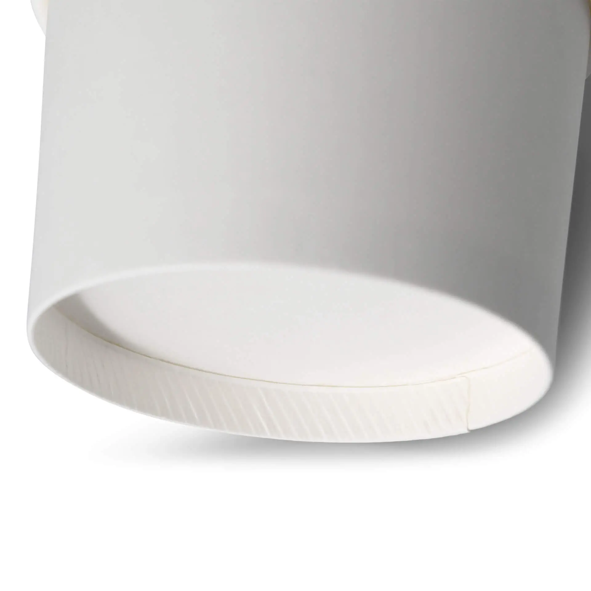 Suppenbecher to go aus Karton (Premium) 200 ml, Ø 90 mm, weiß, bio-beschichtet