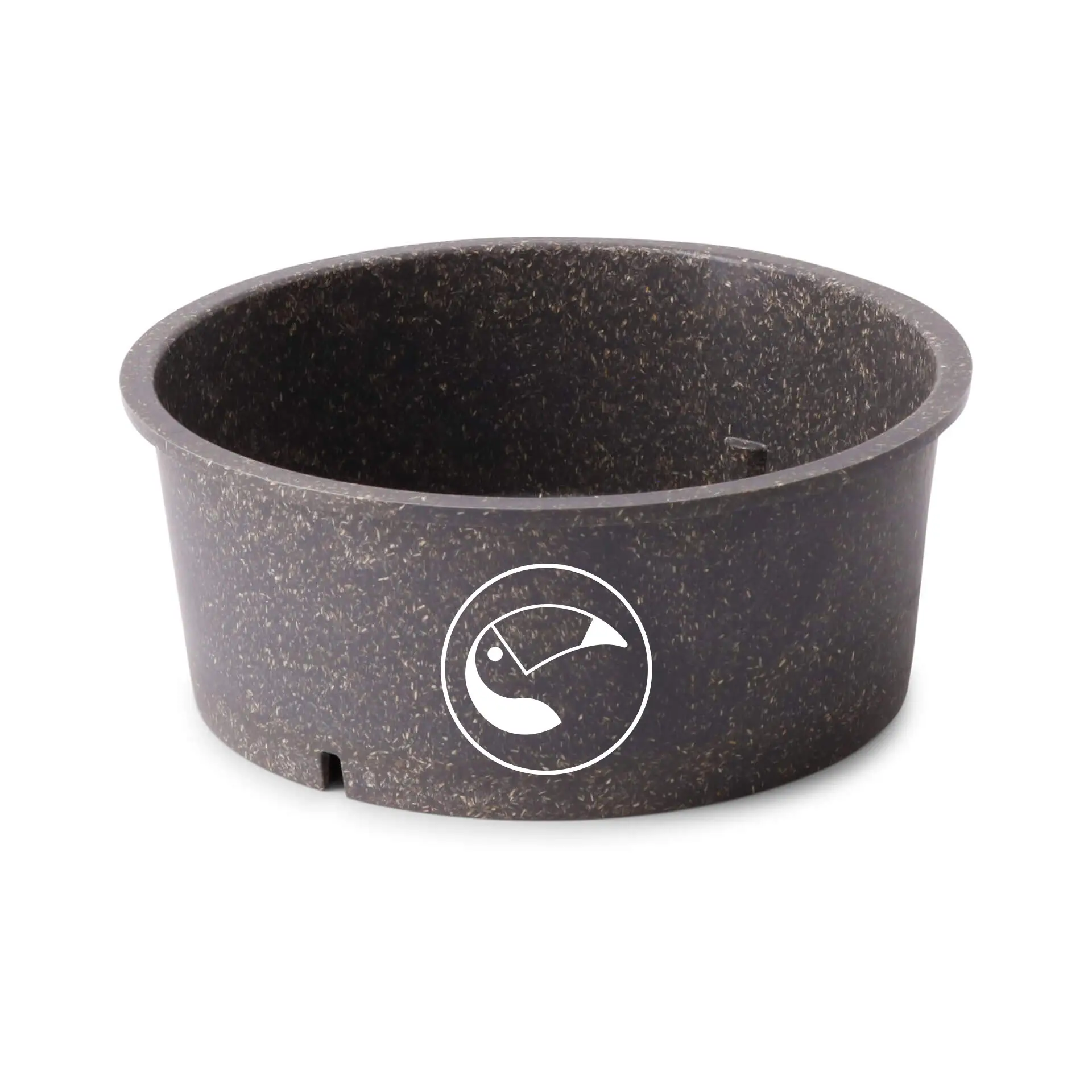 Reusable bowl printed, 650 ml, grey