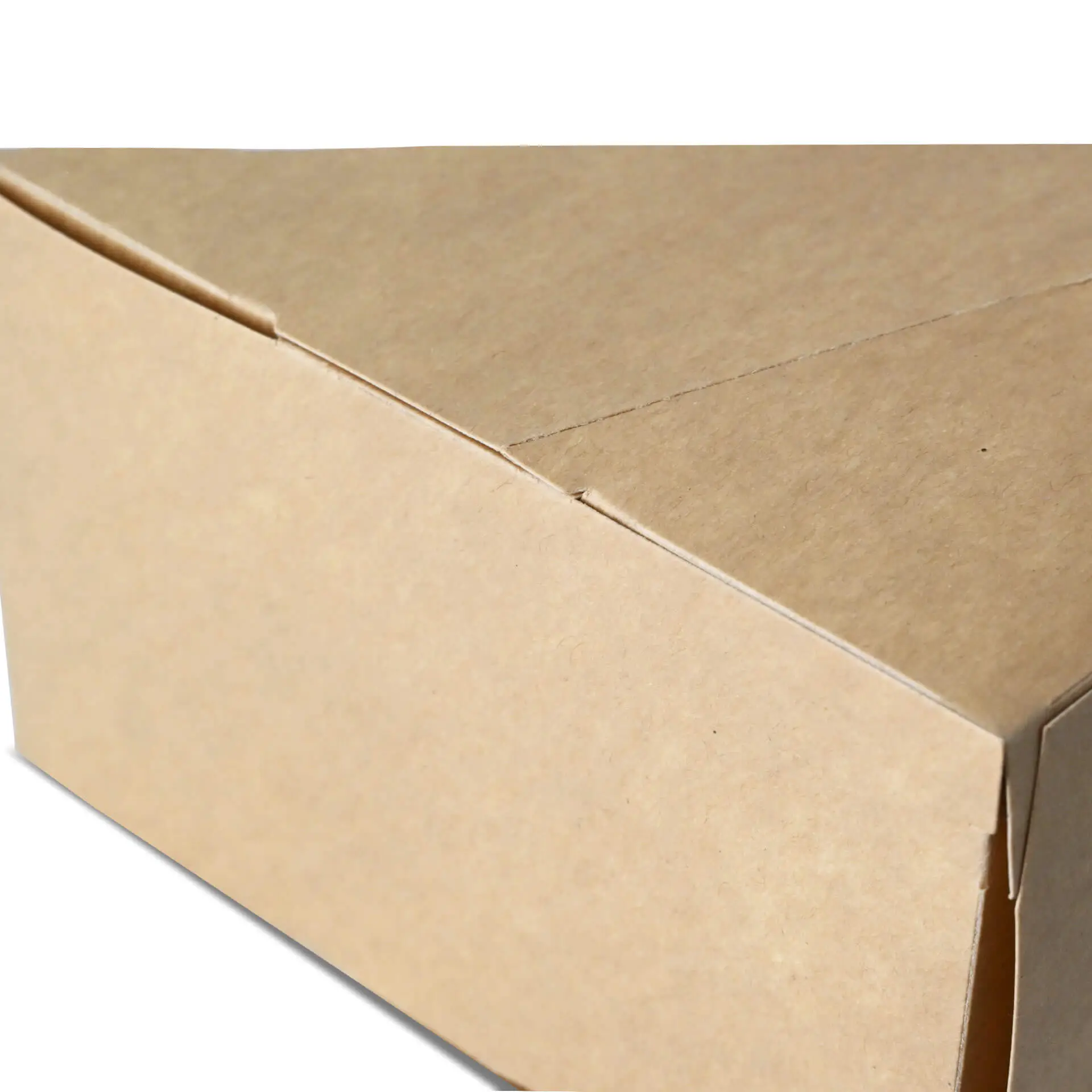Cardboard Sandwich Wedges (eco-friendly coating), PLA-window, brown