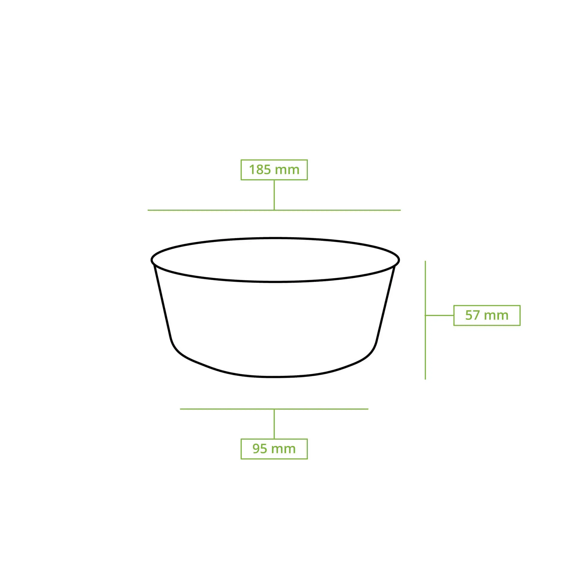 Palm leaf bowls "Palmware®" 750 ml, round Palm leaf bowls "Palmware®" 750 ml, round