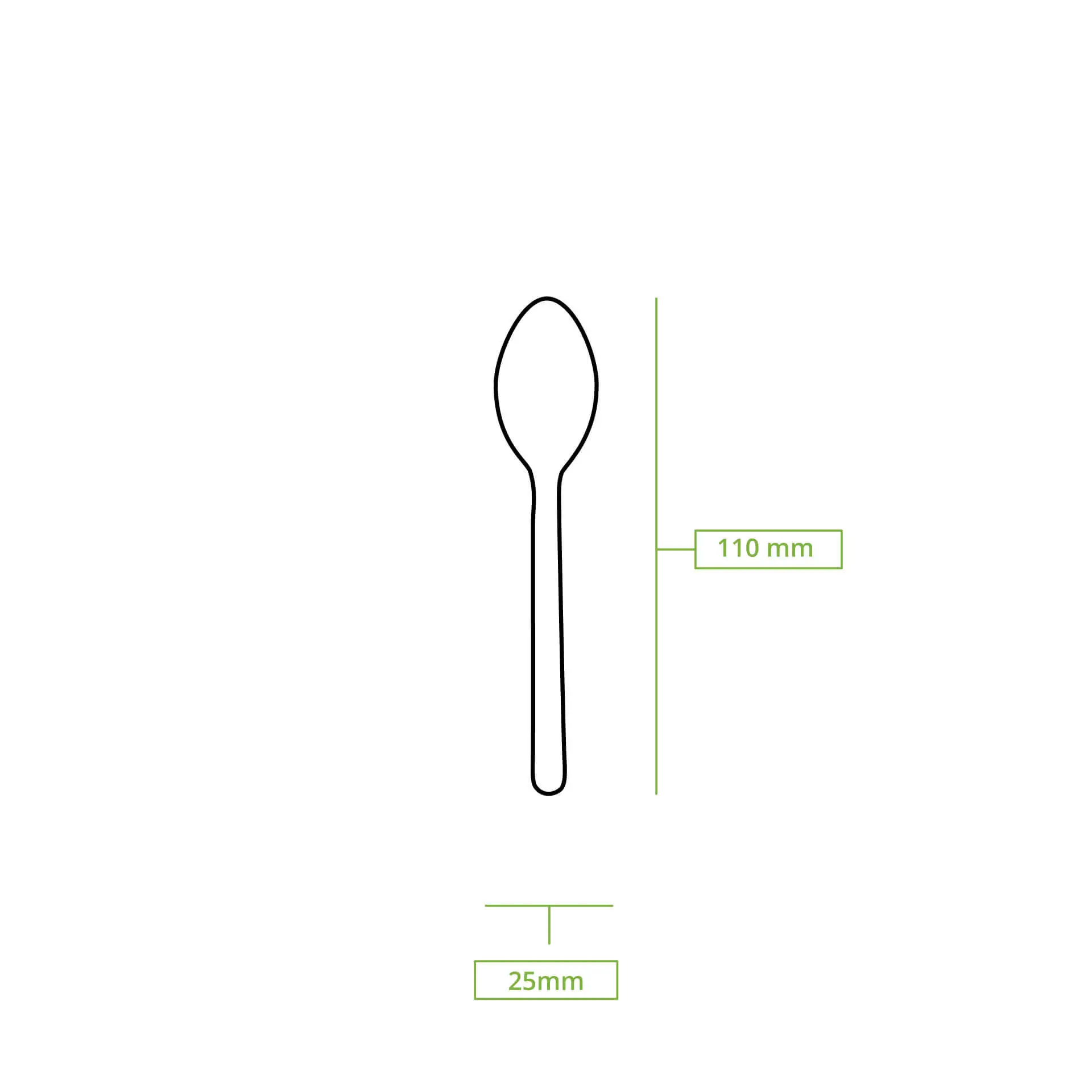 Wooden Espresso Spoons 11 cm