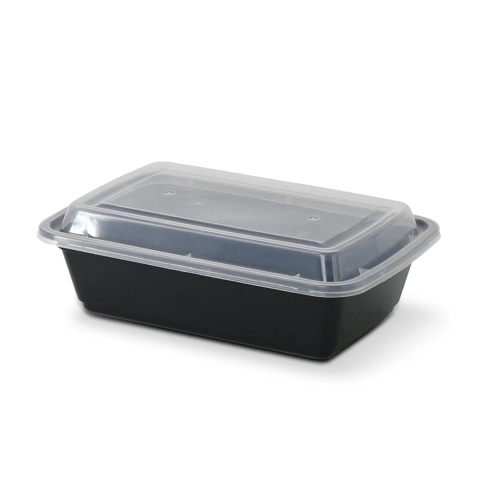 Reusable container made of PP 700 ml, rectangular, black