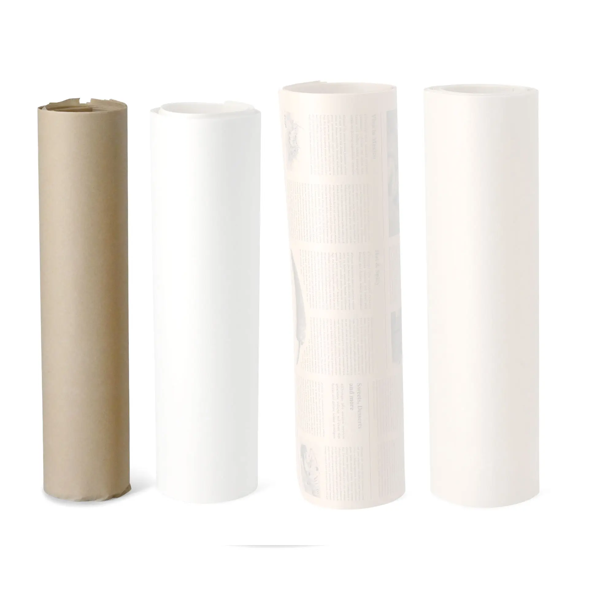 food wrapping paper sheets 43 x 33 cm, kraft
