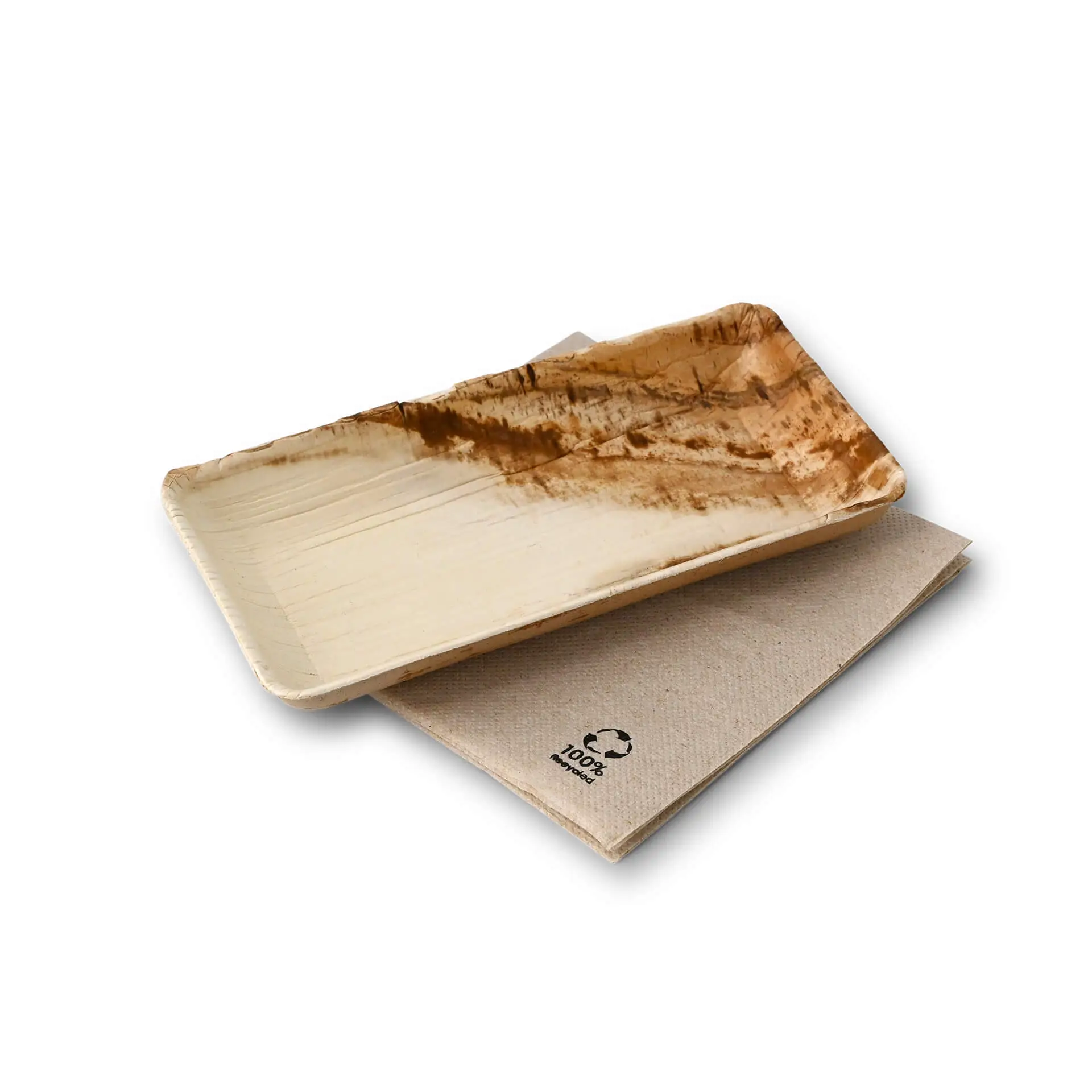 Palm leaf bowls  "Palmware®" 125 ml, rectangular