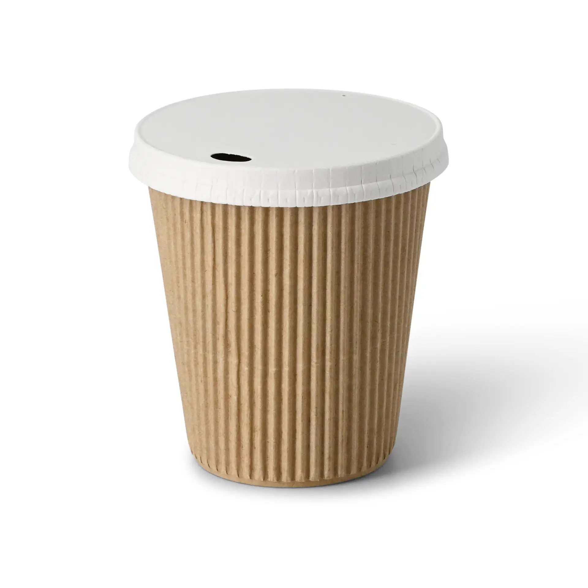 Riffelbecher / Kaffee to go Becher 250 ml / 10 oz, Ø 90 mm, braun dhd048471-riffelbecher-kaffee-to-go-becher-250-ml-10-oz-90-mm-braun-5