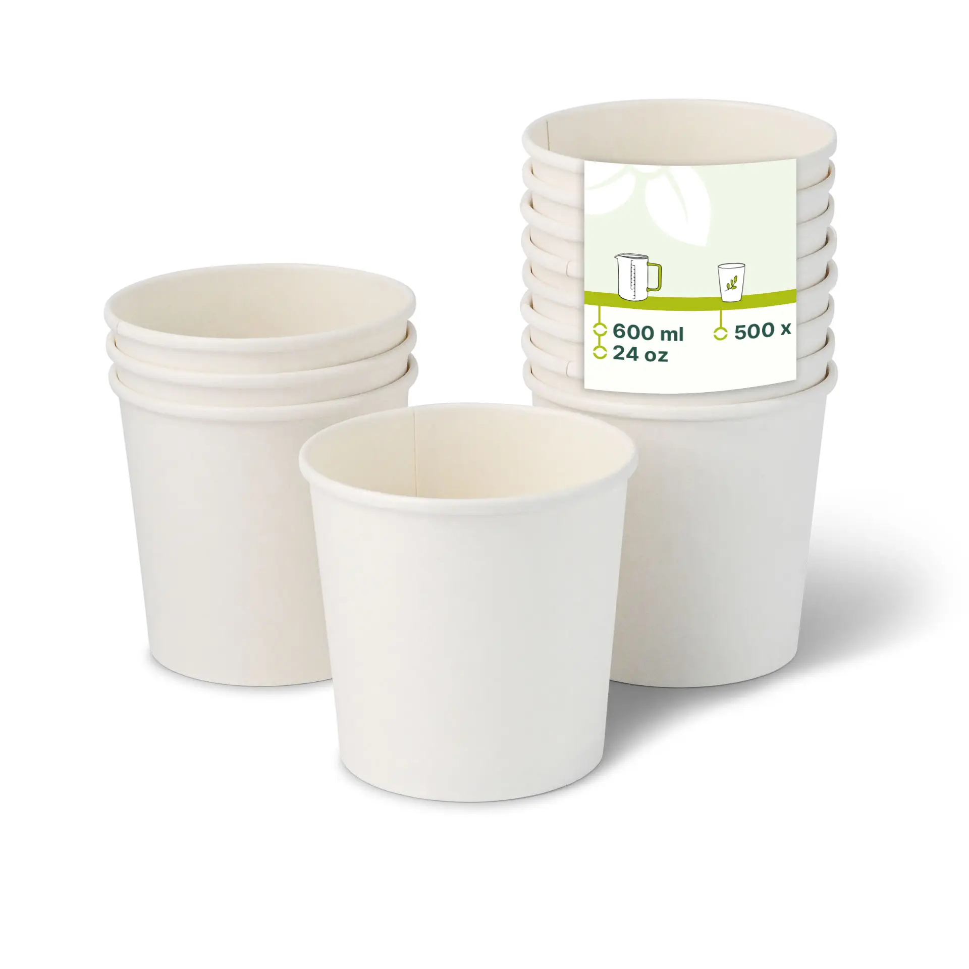 24 oz, Takeaway Soup container (coated), Ø 115 mm, white 24 oz, Takeaway Soup container (coated), Ø 115 mm, white