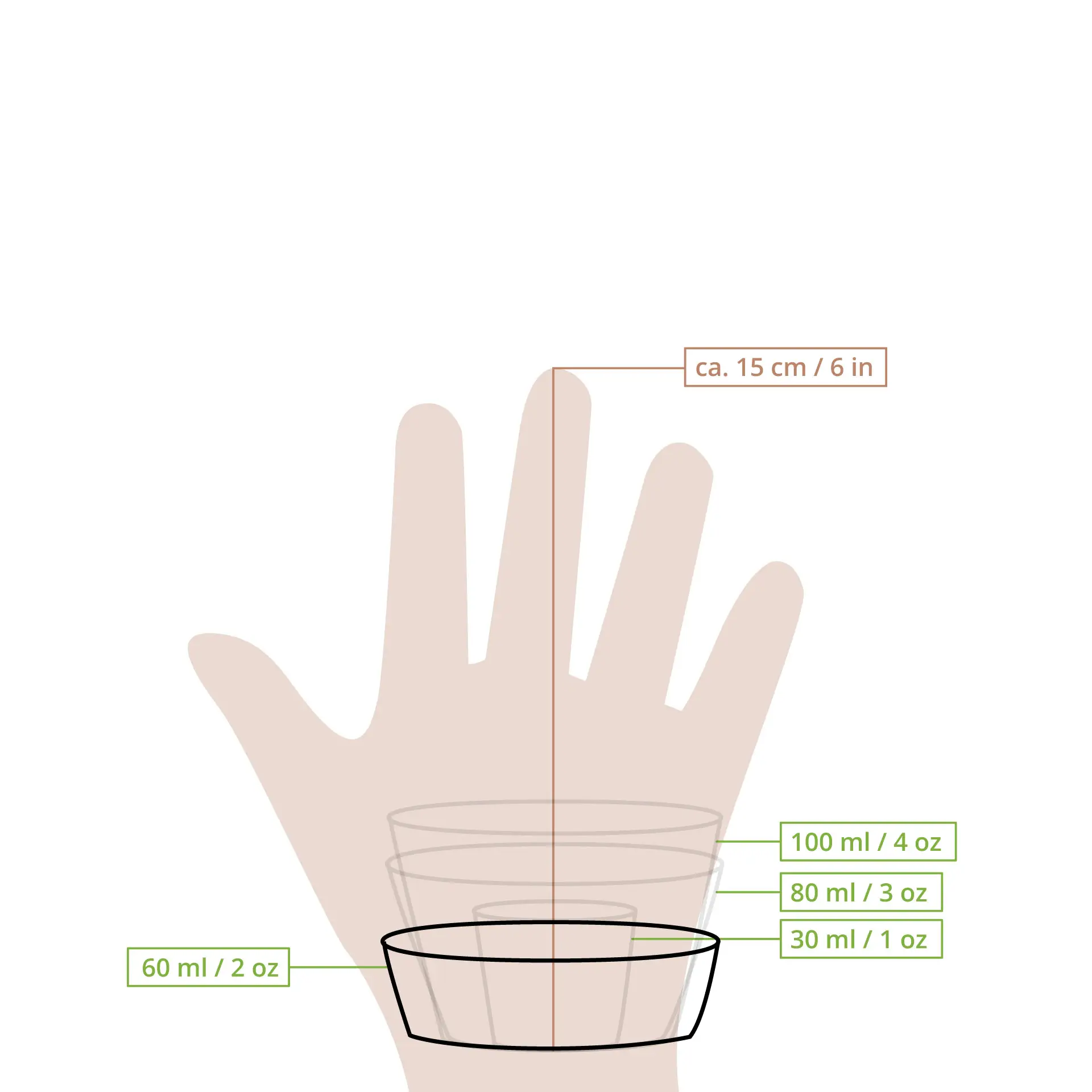 60 ml / 2 oz PLA portion cups, Ø 70 mm, clear