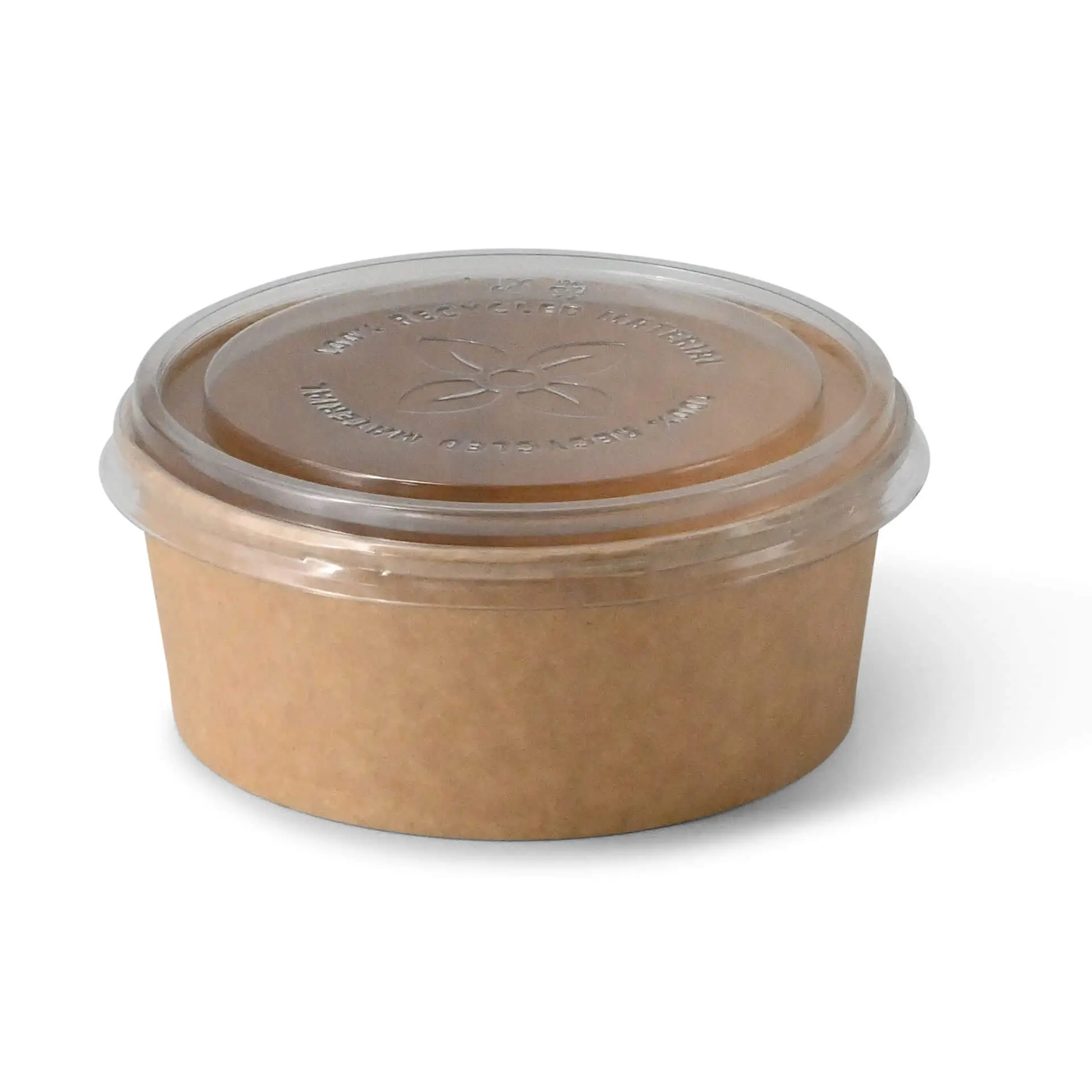 Paper-bowls (eco-friendly coating) 650 ml, Ø 150 mm, brown, round