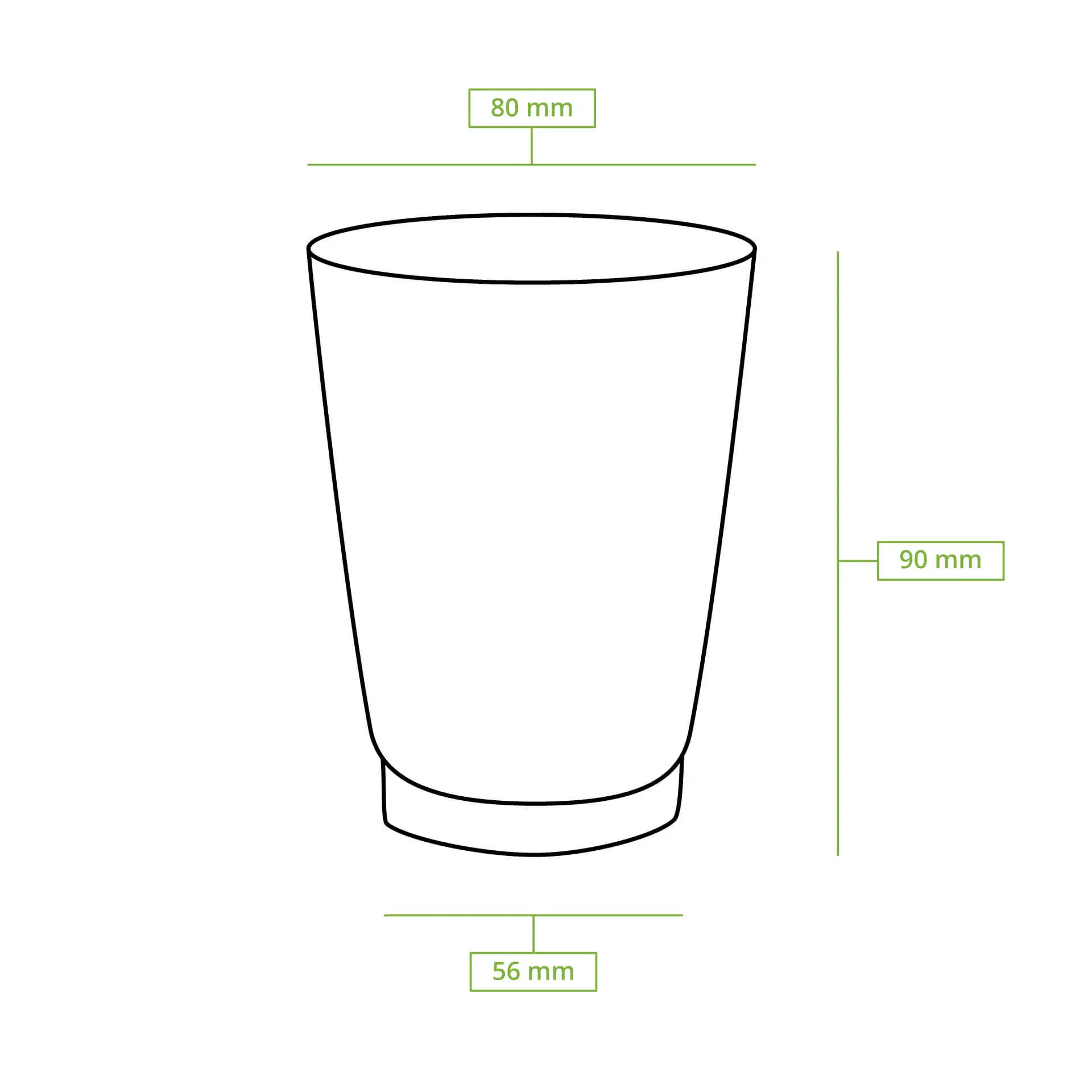 8 oz Take away coffee cups (coated), double-walled, Ø 80 mm, brown, inner white con10001-01-1-coffee-to-go-becher-aus-pappe-beschichtet-doppelwandig-200-ml-8-oz-80-mm-braun-innen-weiss-8
