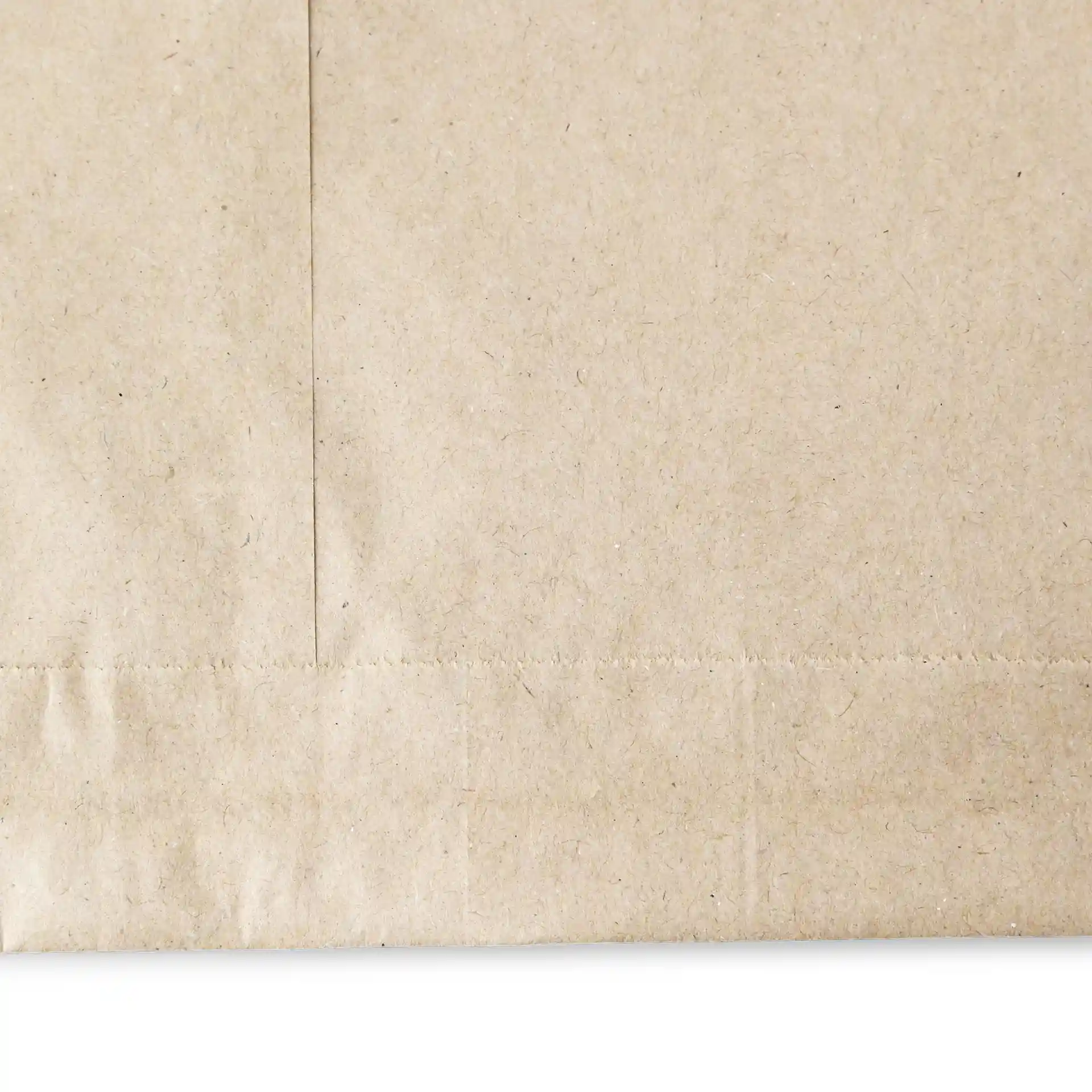 Braune Kraftpapier-Flachbeutel, 30 x 29 cm, ohne Beschichtung oder Sichtfenster.