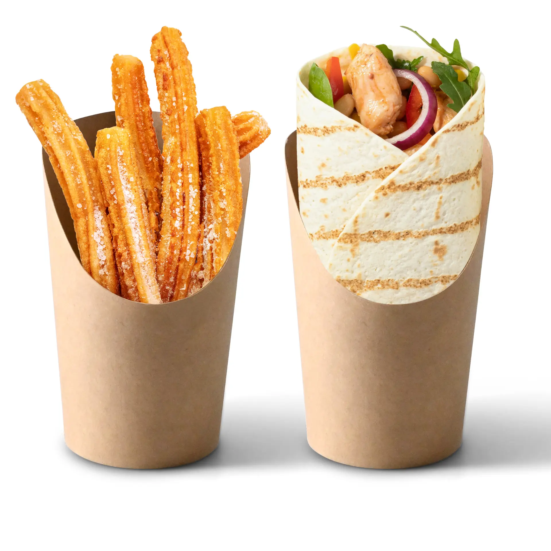 Wrap cup (eco-friendly coating) 300 ml, brown dfc068101-wrap-verpackung-bio-beschichtet-300-ml-braun-6