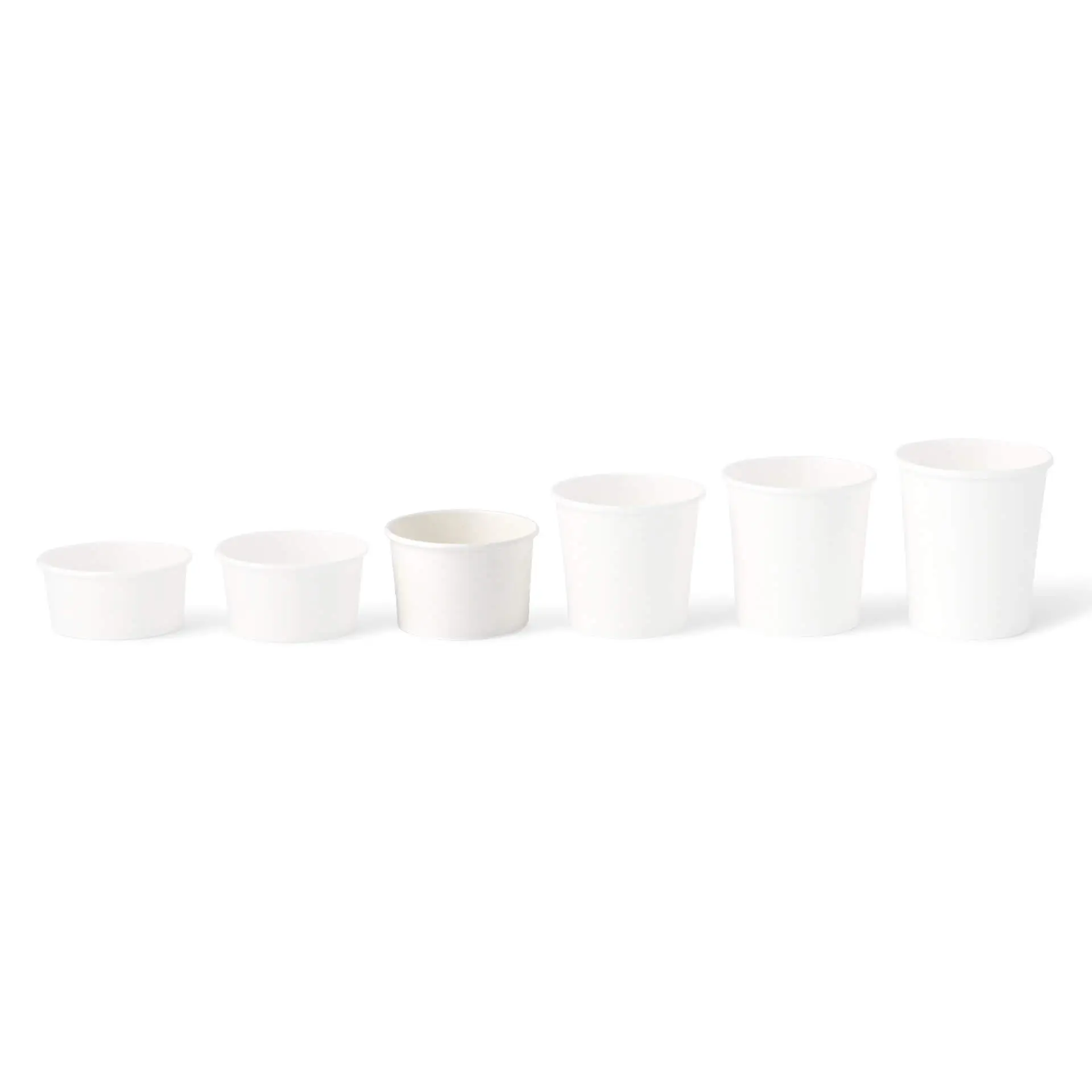 8 oz, max. 9.5 oz Paper Ice Cream Cups M, Ø 92 mm, white