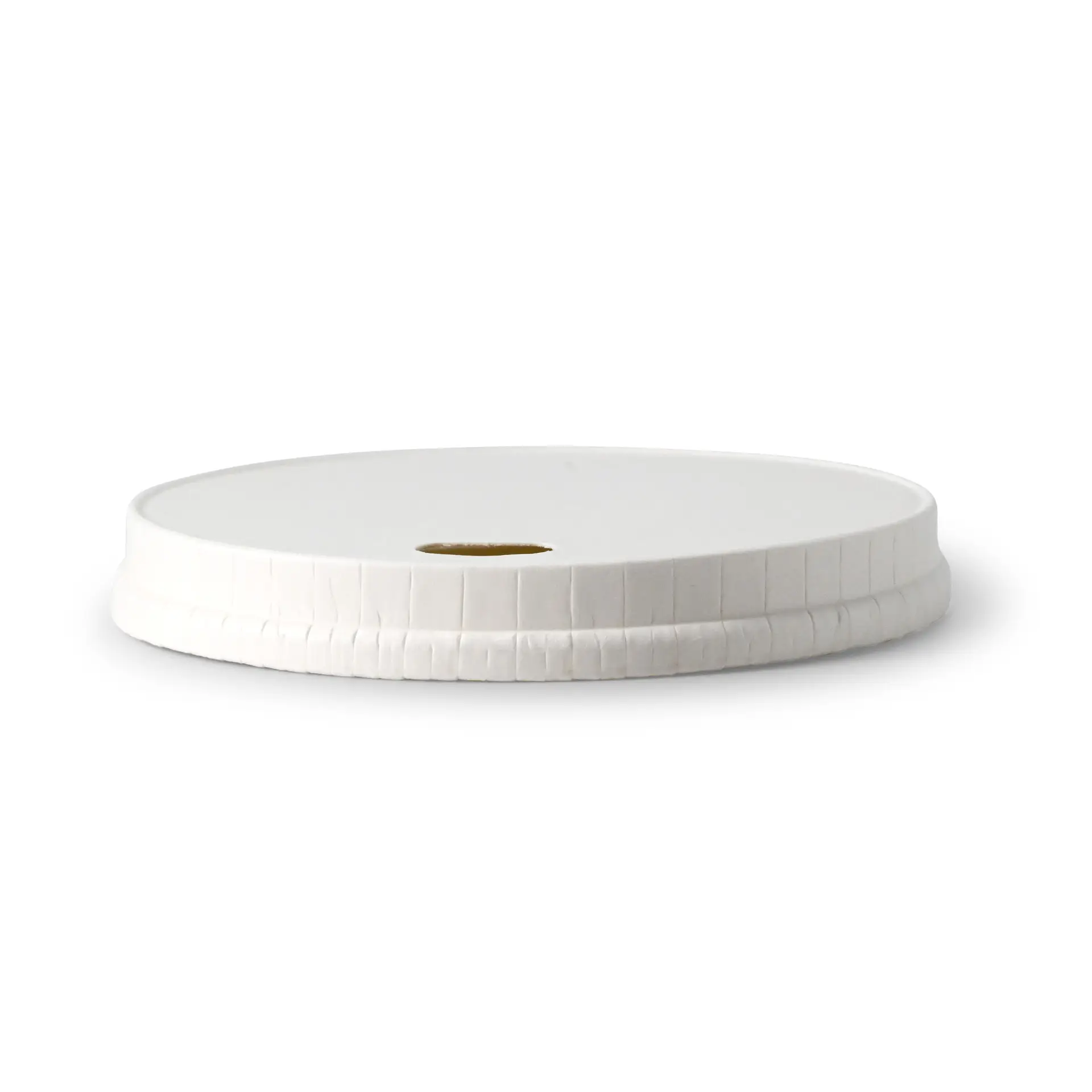 Paper lids Ø 80 mm, white, drink opening dhd04587-papierdeckel-80-mm-weiss-trinkoeffnung-2