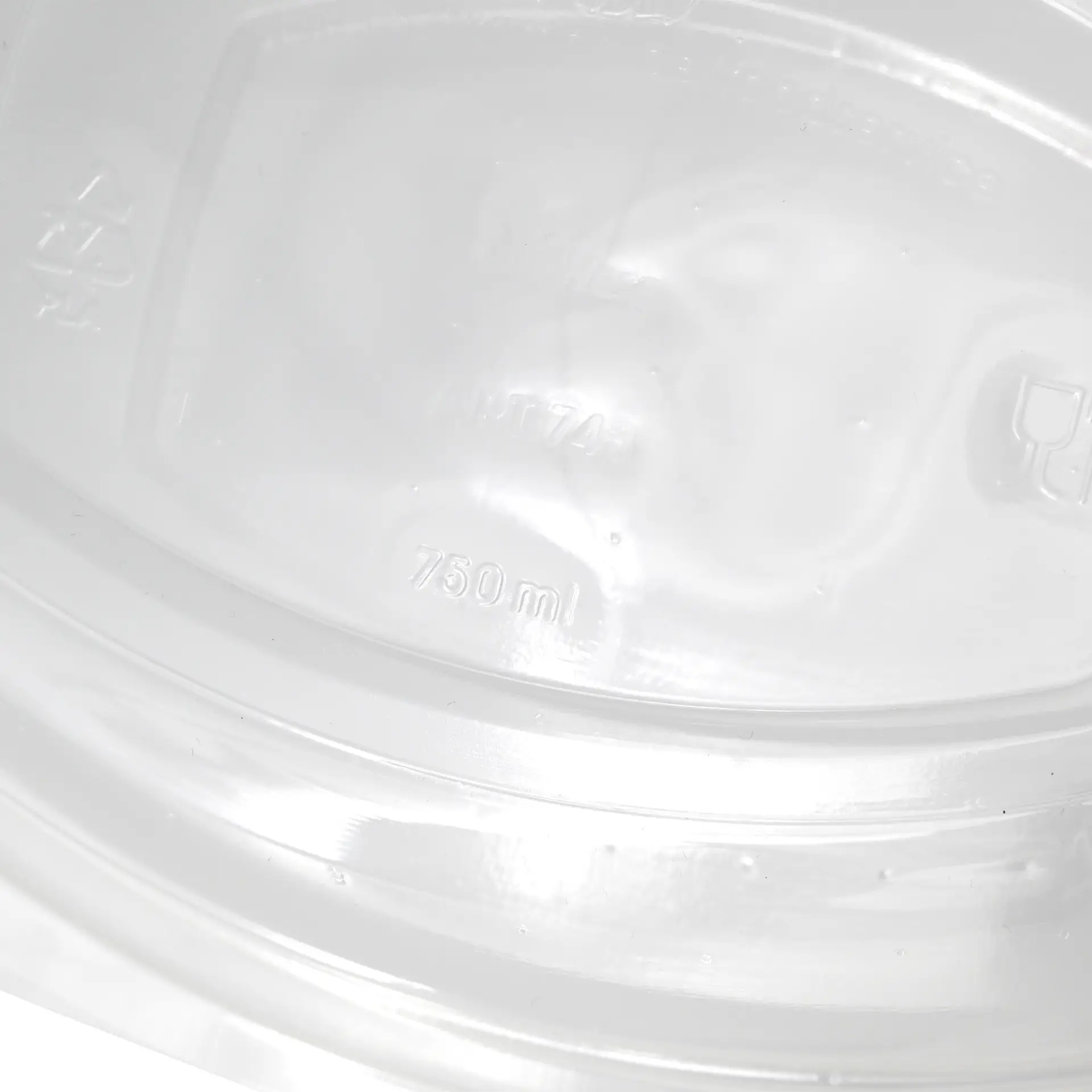 PLA-Feinkost-Schalen 750 ml, Klappdeckel, rechteckig