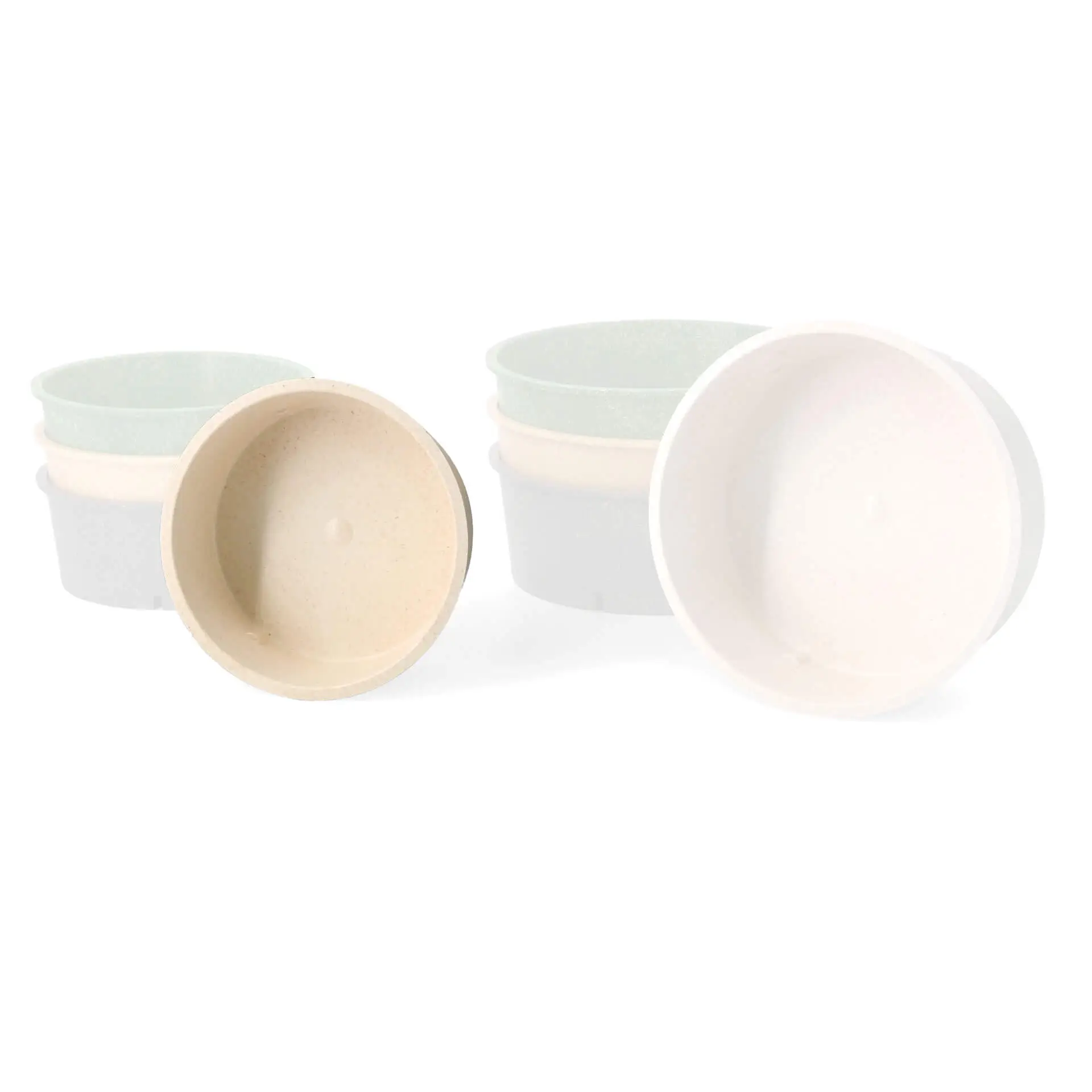 Mehrweg-Schalen "merways Bowl" 650 ml, Ø 150 mm, Cashew / creme-weiß