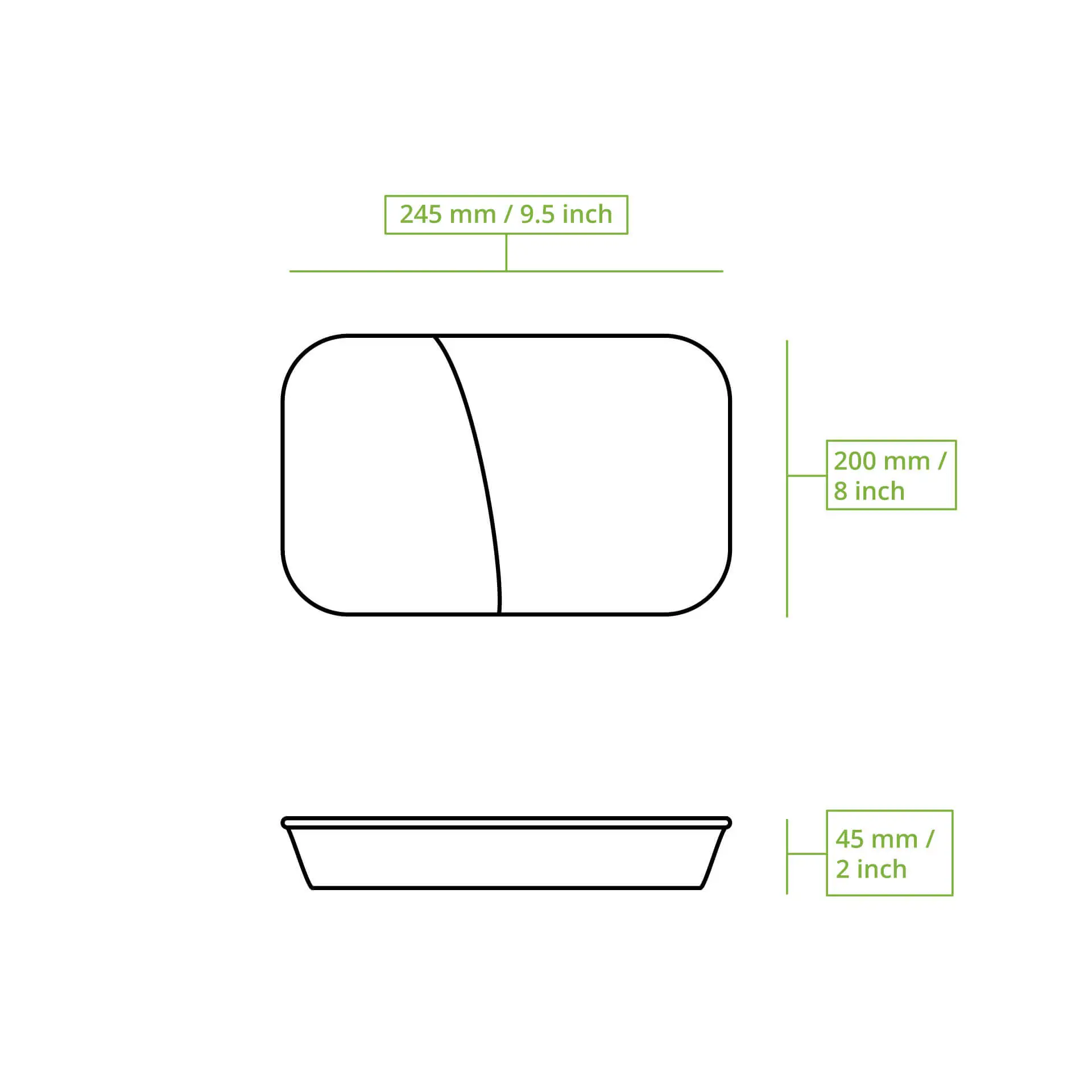 Mehrweg Menübehälter "merways Box" 24,5 x 20 x 4,5 cm, 2 Kammern, HP4/2, Pfeffer / grau Mehrweg Menübehälter "merways Box" 24,5 x 20 x 4,5 cm, 2 Kammern, HP4/2, Pfeffer / grau