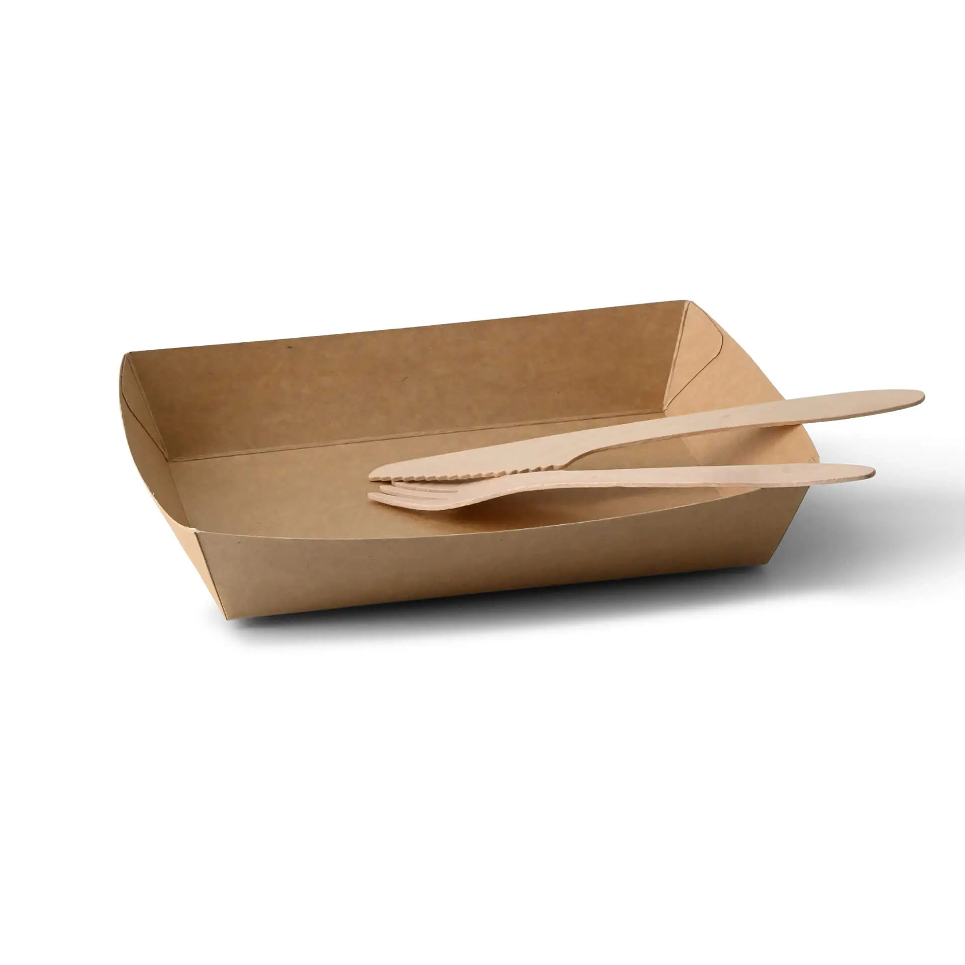 Cardboard-trays 750 ml, brown Cardboard-trays 750 ml, brown