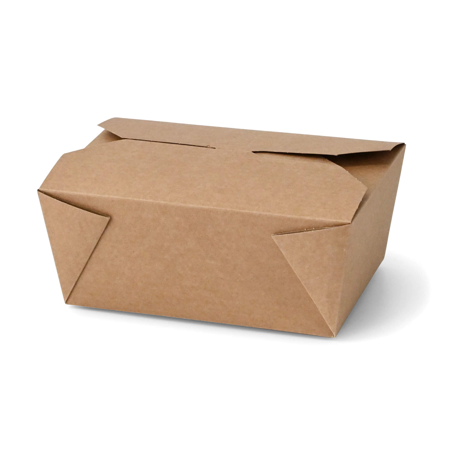 Take-away-Karton-Boxen 2500 ml, braun, bio-beschichtet