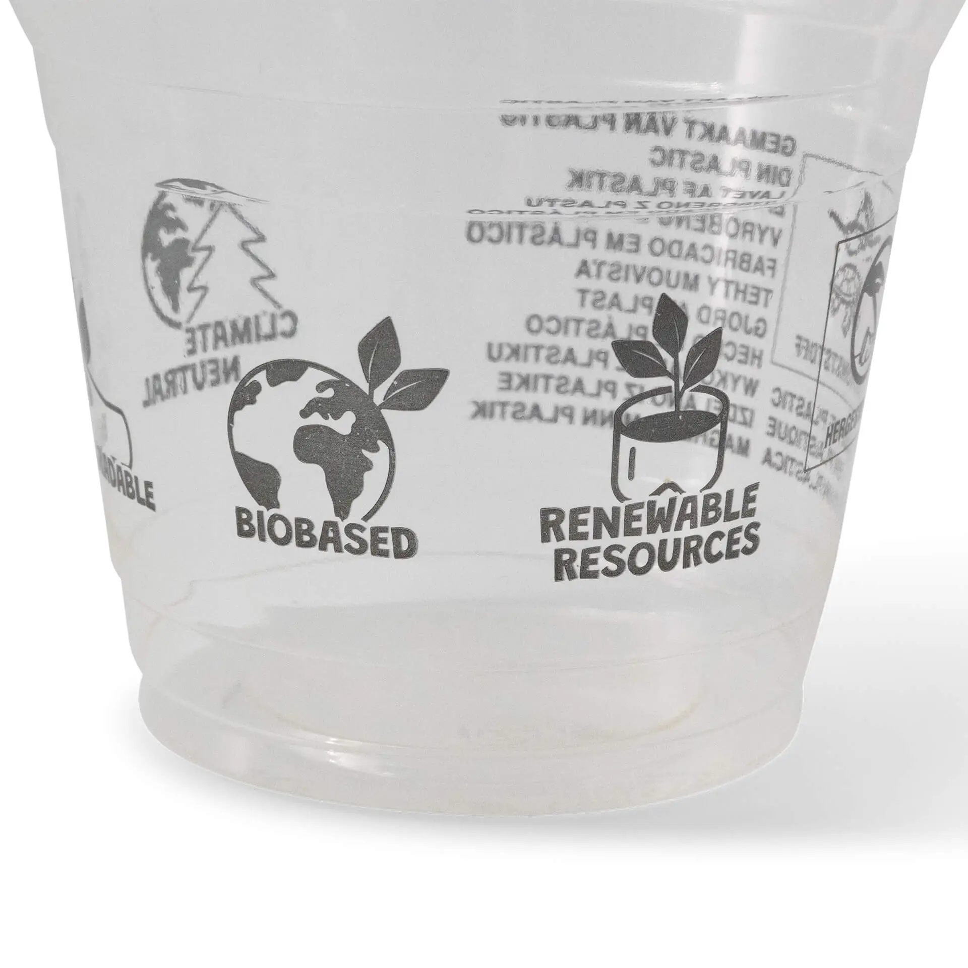 8 oz PLA Smoothie Cups, Ø 96 mm 8 oz PLA Smoothie Cups, Ø 96 mm