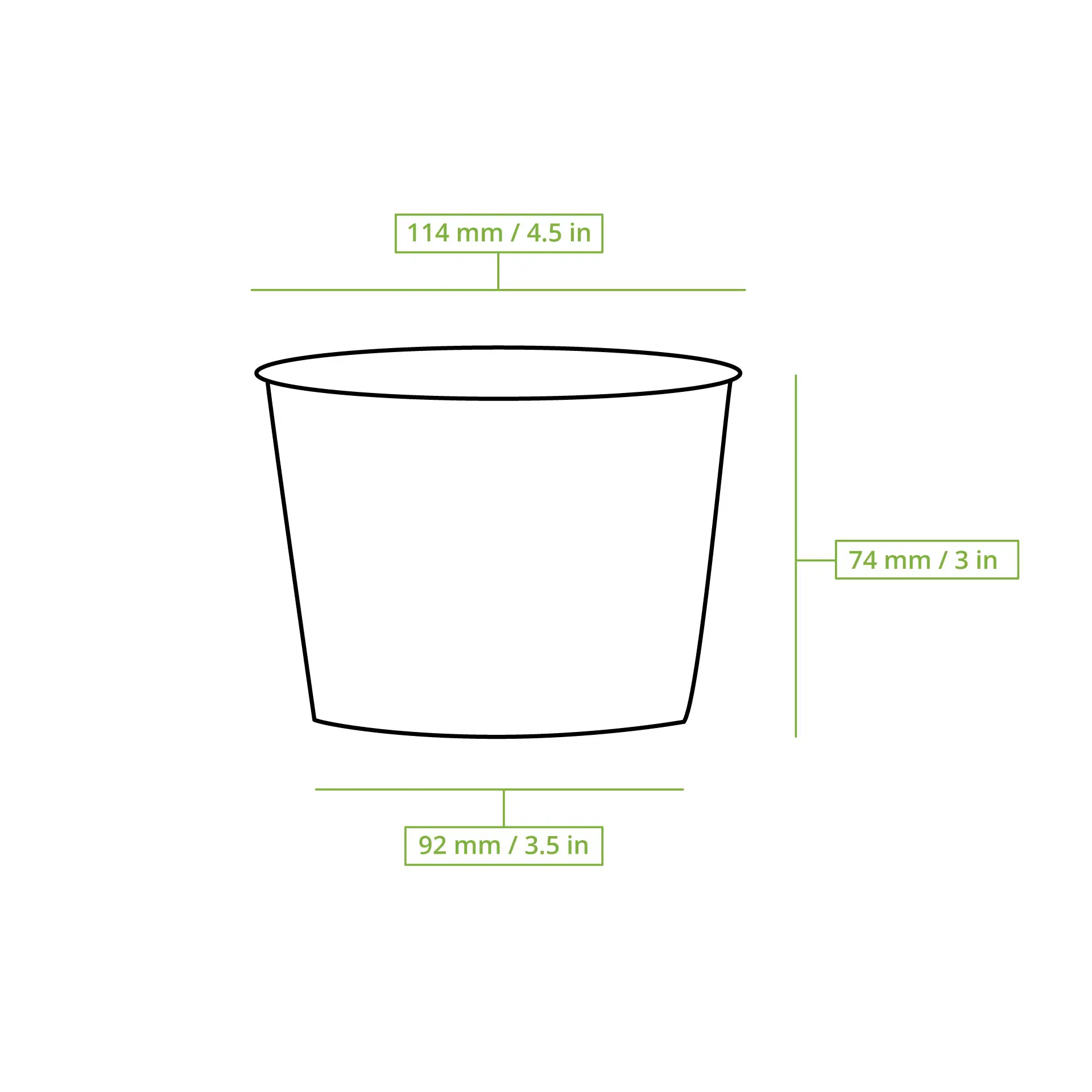 17 oz Ribbed Soup cups, kraft 17 oz Ribbed Soup cups, kraft