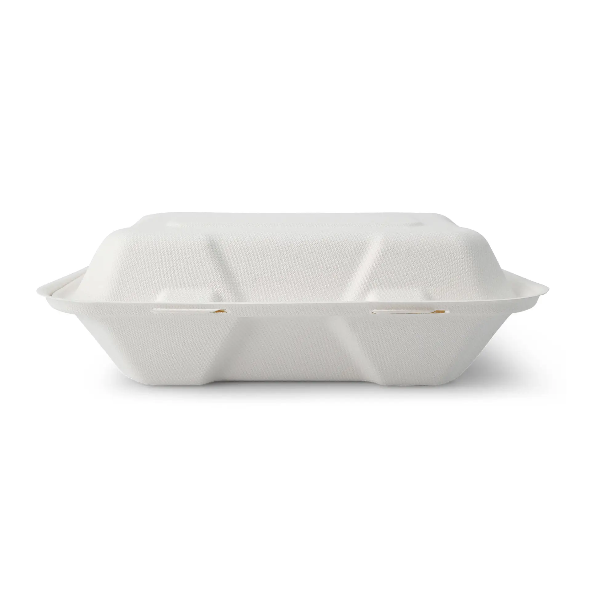 Take-away Boxen aus Zuckerrohr 23 x 15,5 x 7,5 cm, rechteckig Take-away Boxen aus Zuckerrohr 23 x 15,5 x 7,5 cm, rechteckig