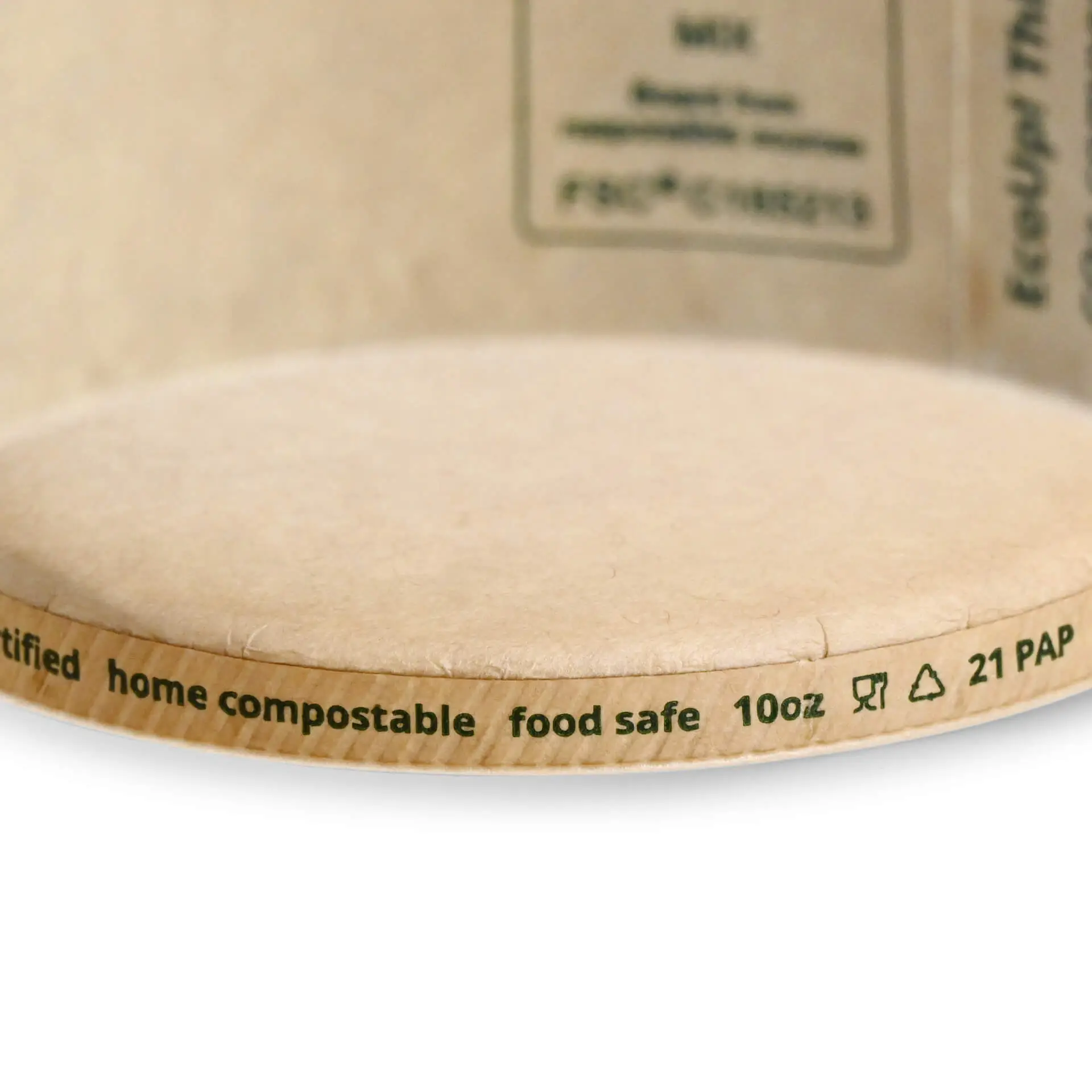 10 oz, max. 12 oz Paper Ice Cream Tubs L, Ø 92 mm, brown