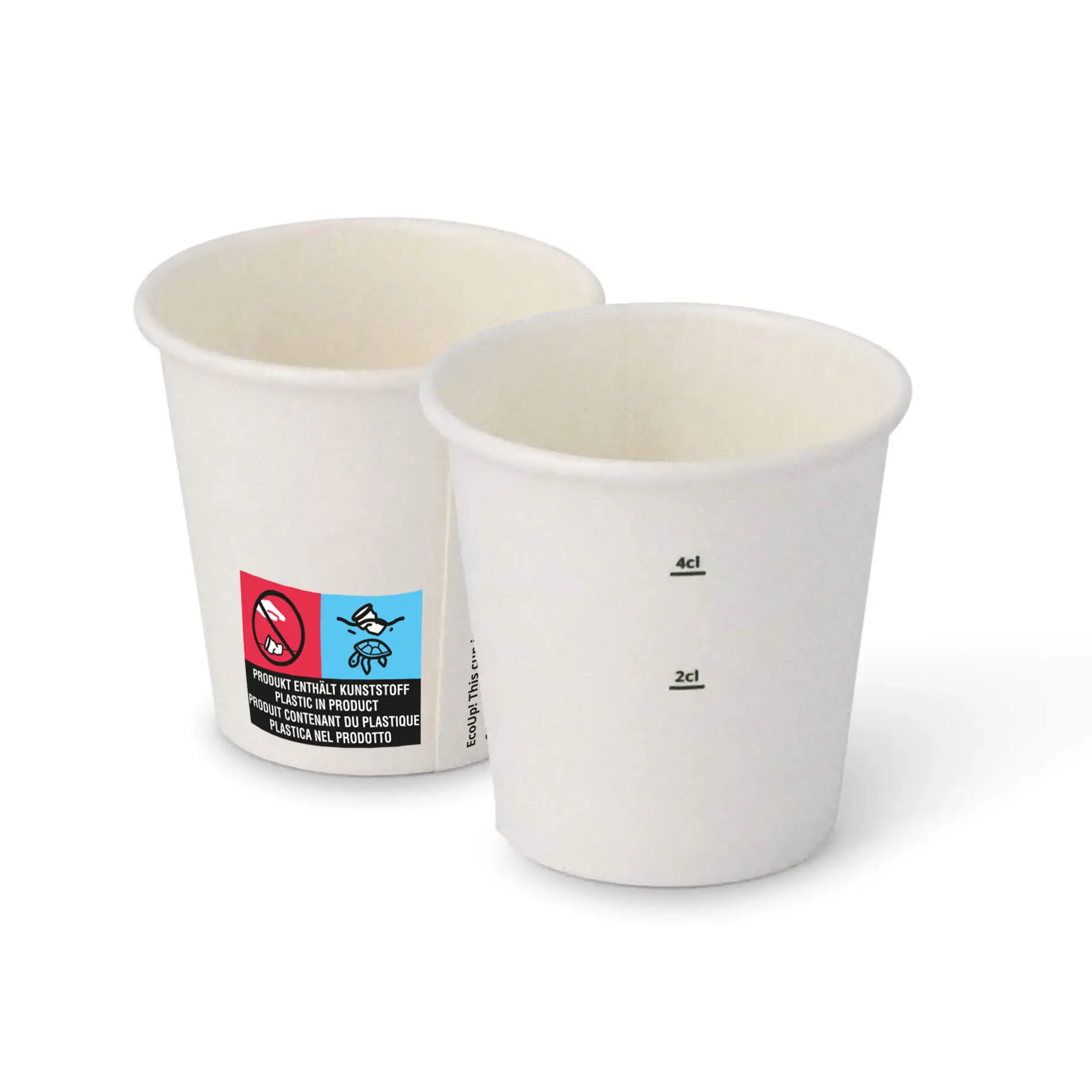 2 oz Paper cups (coated), Ø 50 mm, white