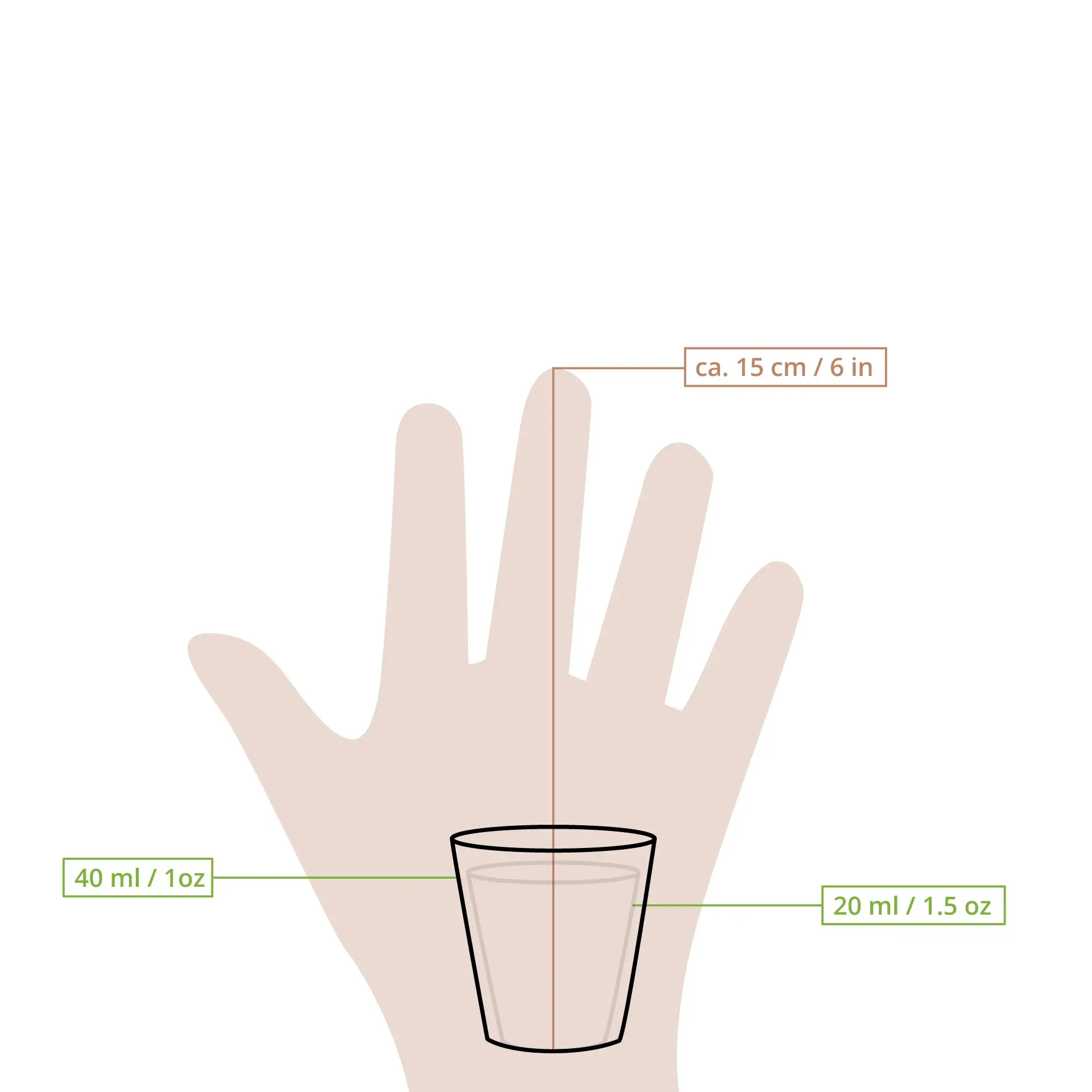 Paper shot cups, 40 ml / 1,5 oz, white