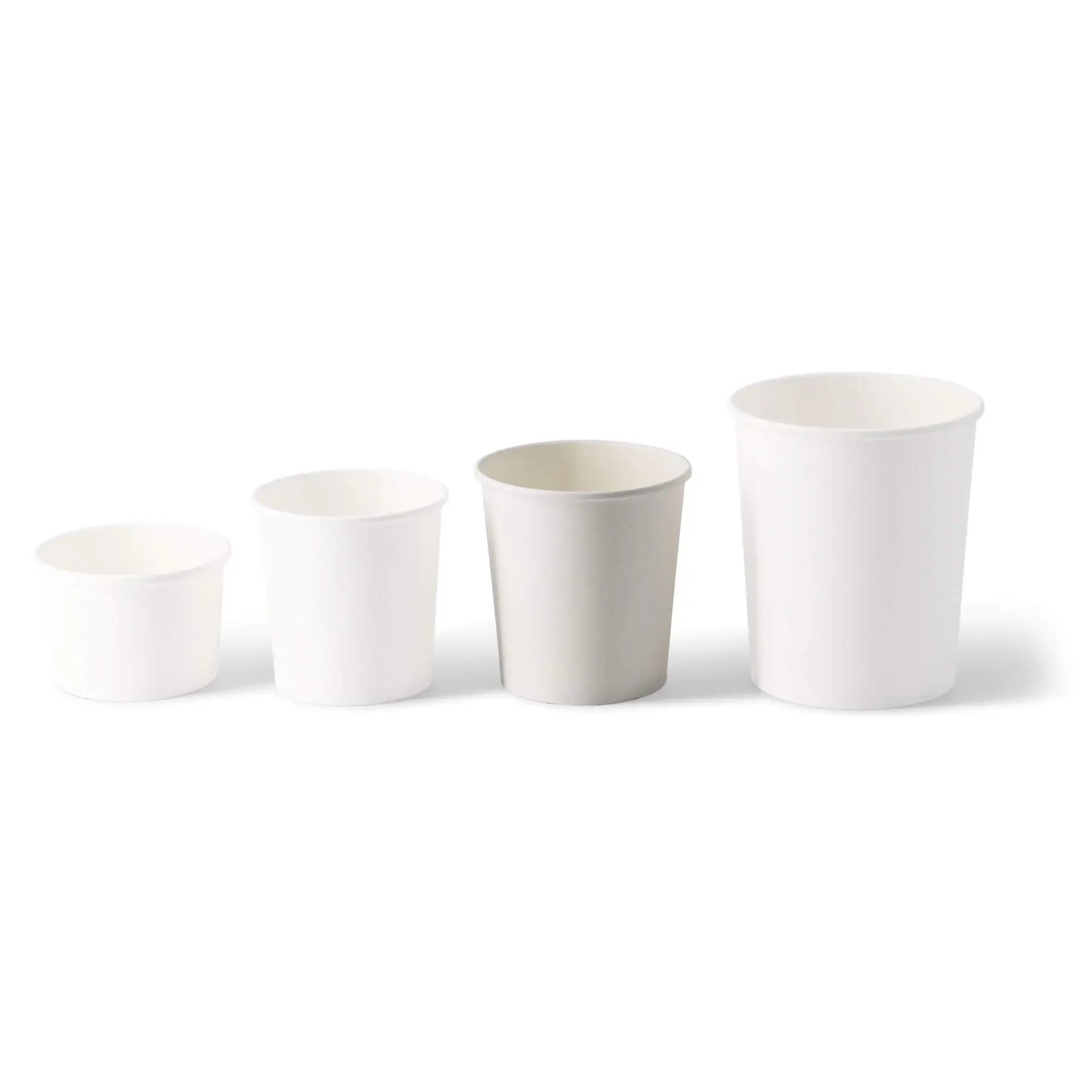 Soup cup to go made of cardboard (Premium) 16 oz, Ø 95 mm, white, eco-friendly coating