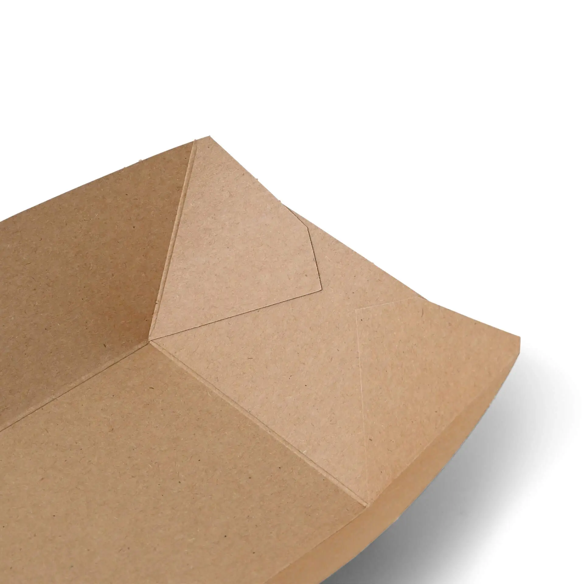 Premium Paper Food Trays 800 ml, brown, bio-coated Premium Paper Food Trays 800 ml, brown, bio-coated