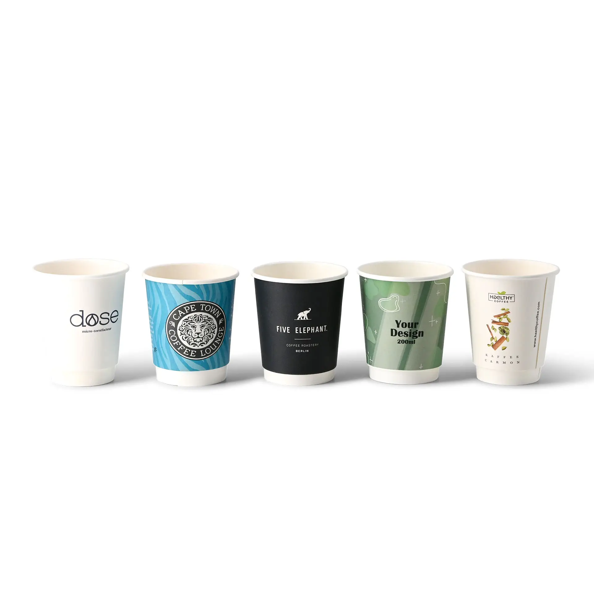 Bedruckte Kaffeebecher (doppelwandig) I Green Box