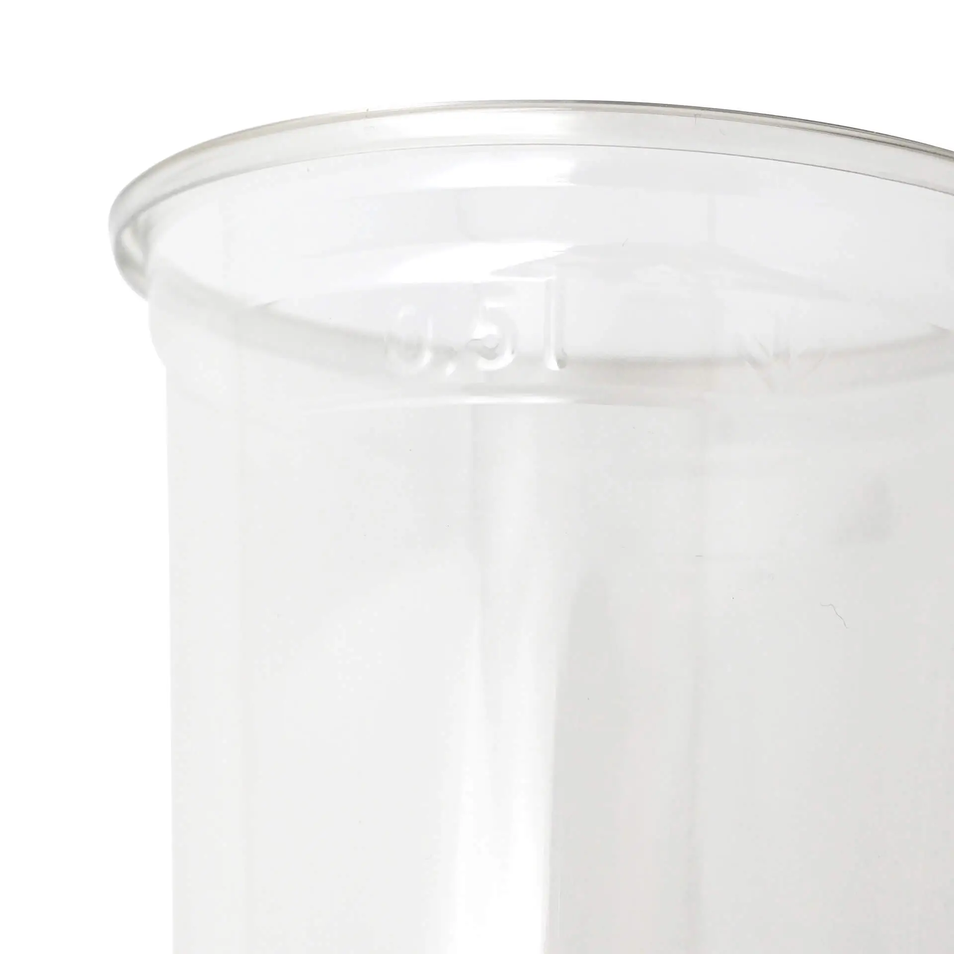 Plastikbecher bedrucken 500 ml / 20 oz, transparent, rPET
