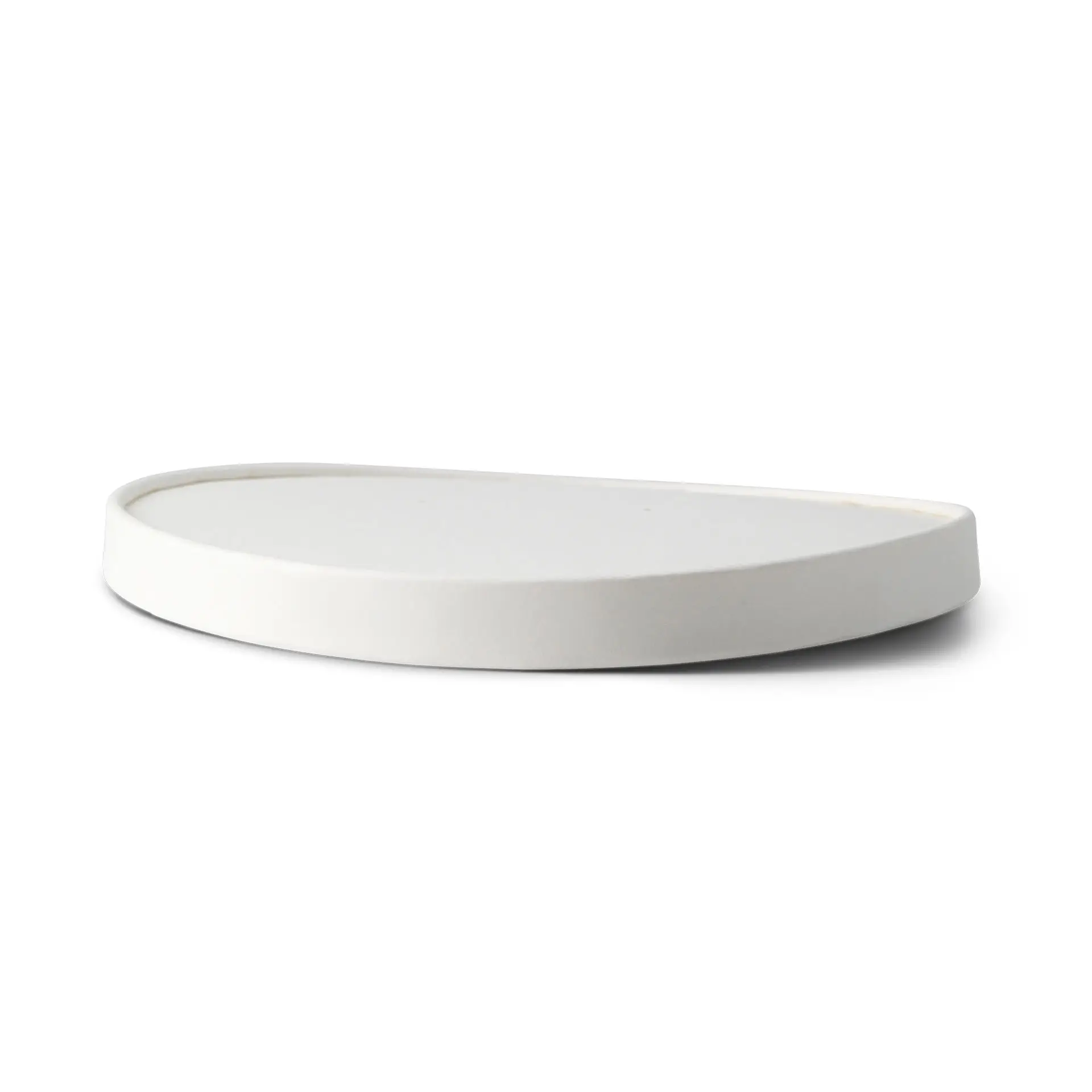 Cardboard lid with membrane (coated) Ø 185 mm, white, round (for paper bowls) Cardboard lid with membrane (coated) Ø 185 mm, white, round (for paper bowls)