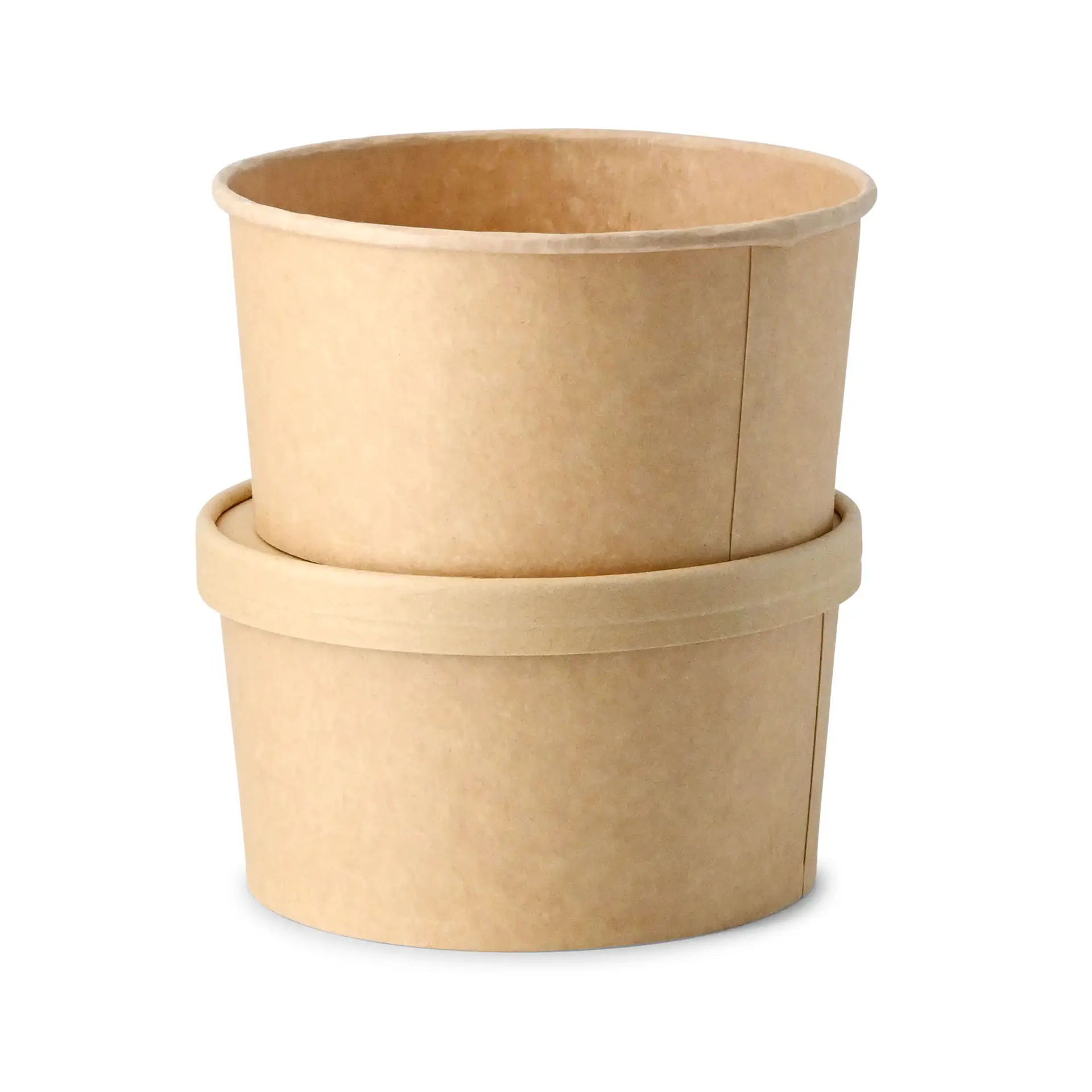 Paper-bowls (eco-friendly coating) 800 ml, Ø 150 mm, brown, round