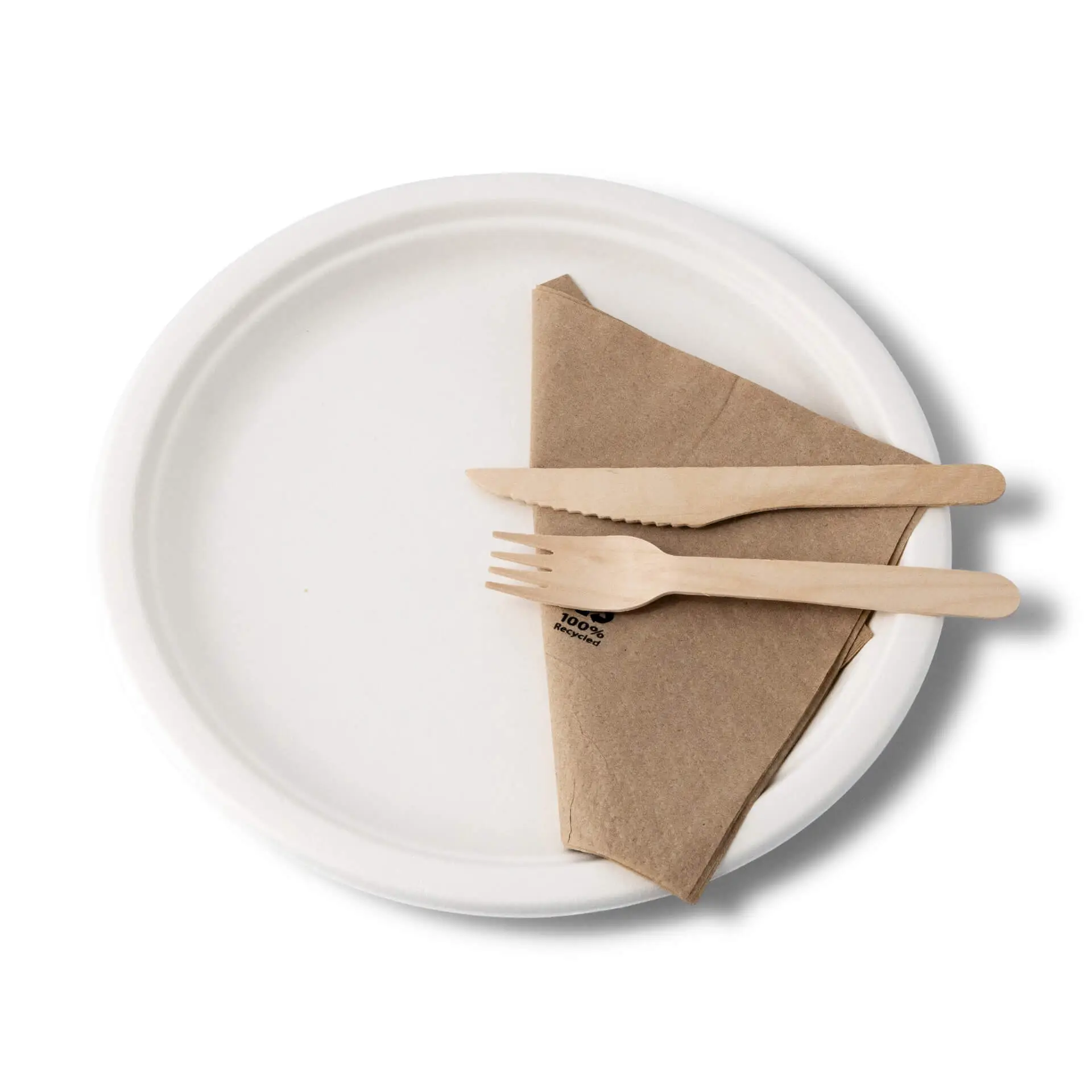 Ø 26 cm, Sugarcane-plates, round dtw01414-teller-aus-zuckerrohr-26-cm-rund-4