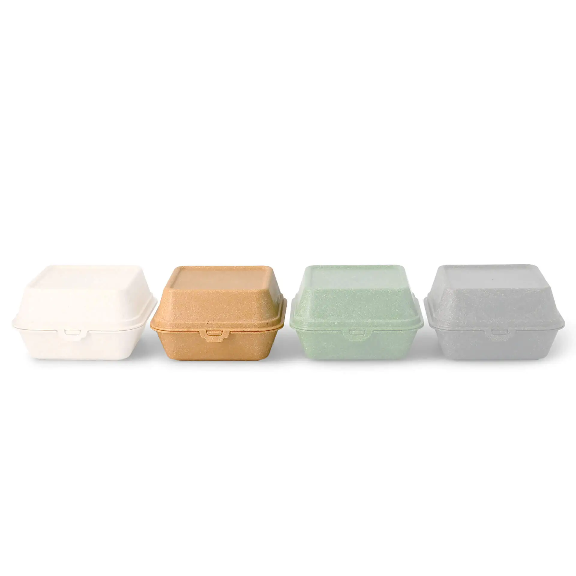 Reusable burger boxes "merways Box" 16 x 15 x 8.5 cm, caramel / brown Reusable burger boxes "merways Box" 16 x 15 x 8.5 cm, caramel / brown