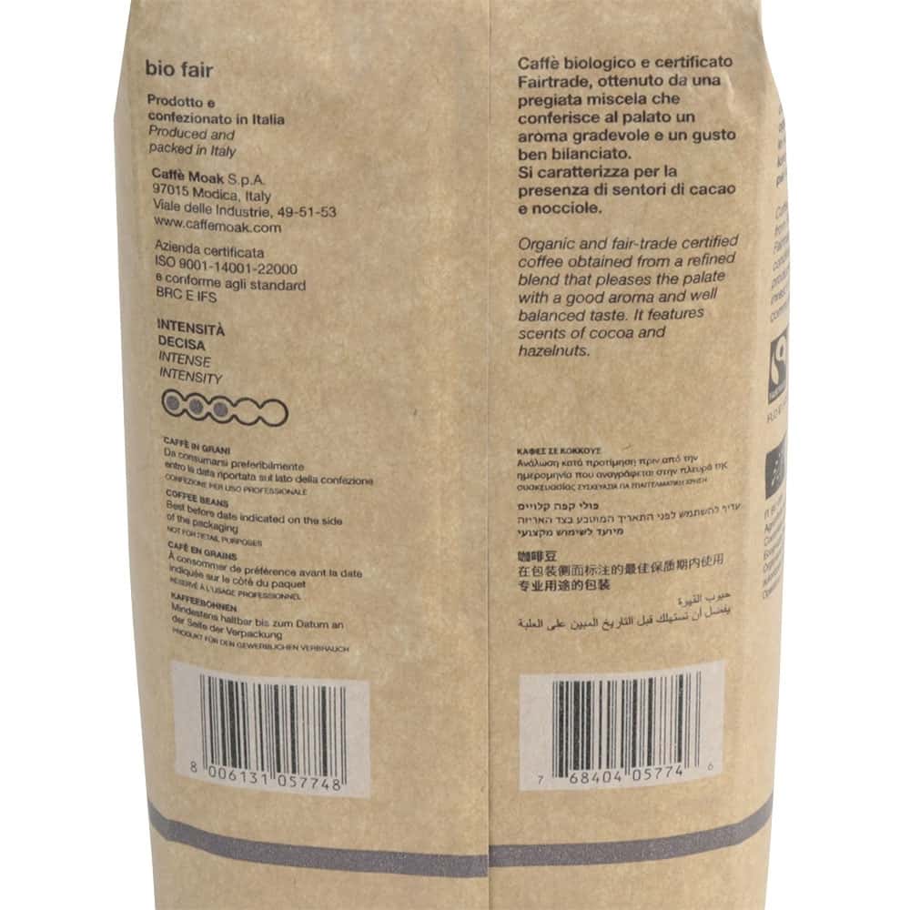 Fairtrade Kaffee "Moak" 500 g, bio, ganze Bohne