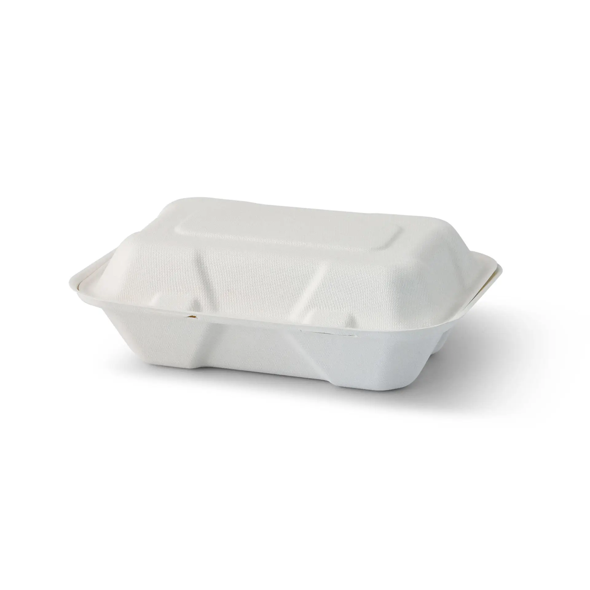 Take-away Boxen aus Zuckerrohr 23 x 15,5 x 7,5 cm, rechteckig Take-away Boxen aus Zuckerrohr 23 x 15,5 x 7,5 cm, rechteckig