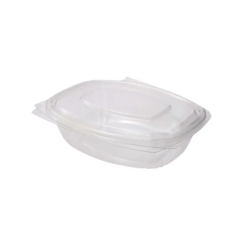 rPET-Feinkostbehälter 750 ml, Klappdeckel, rechteckig dfc060851-rpet-feinkostbehaelter-750-ml-klappdeckel-rechteckig