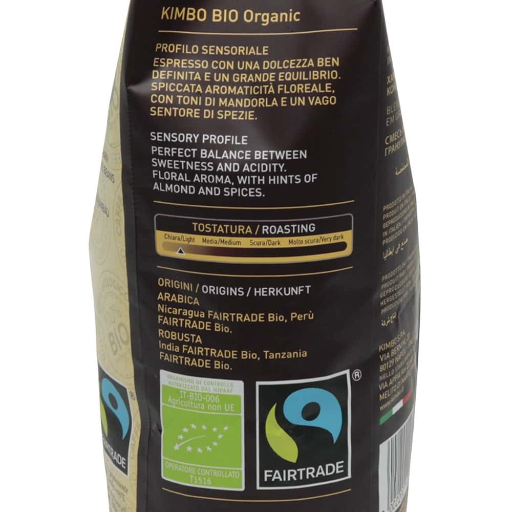 Fairtrade Kaffee "Kimbo" 1.000 g, bio, ganze Bohne