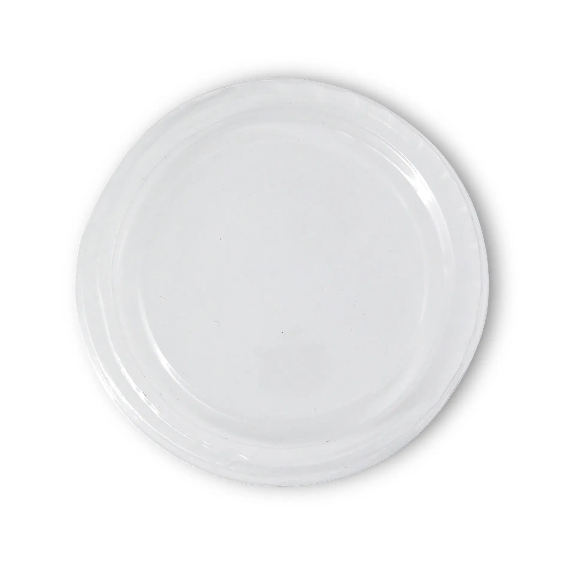 PLA lids Ø 70 mm, clear, round