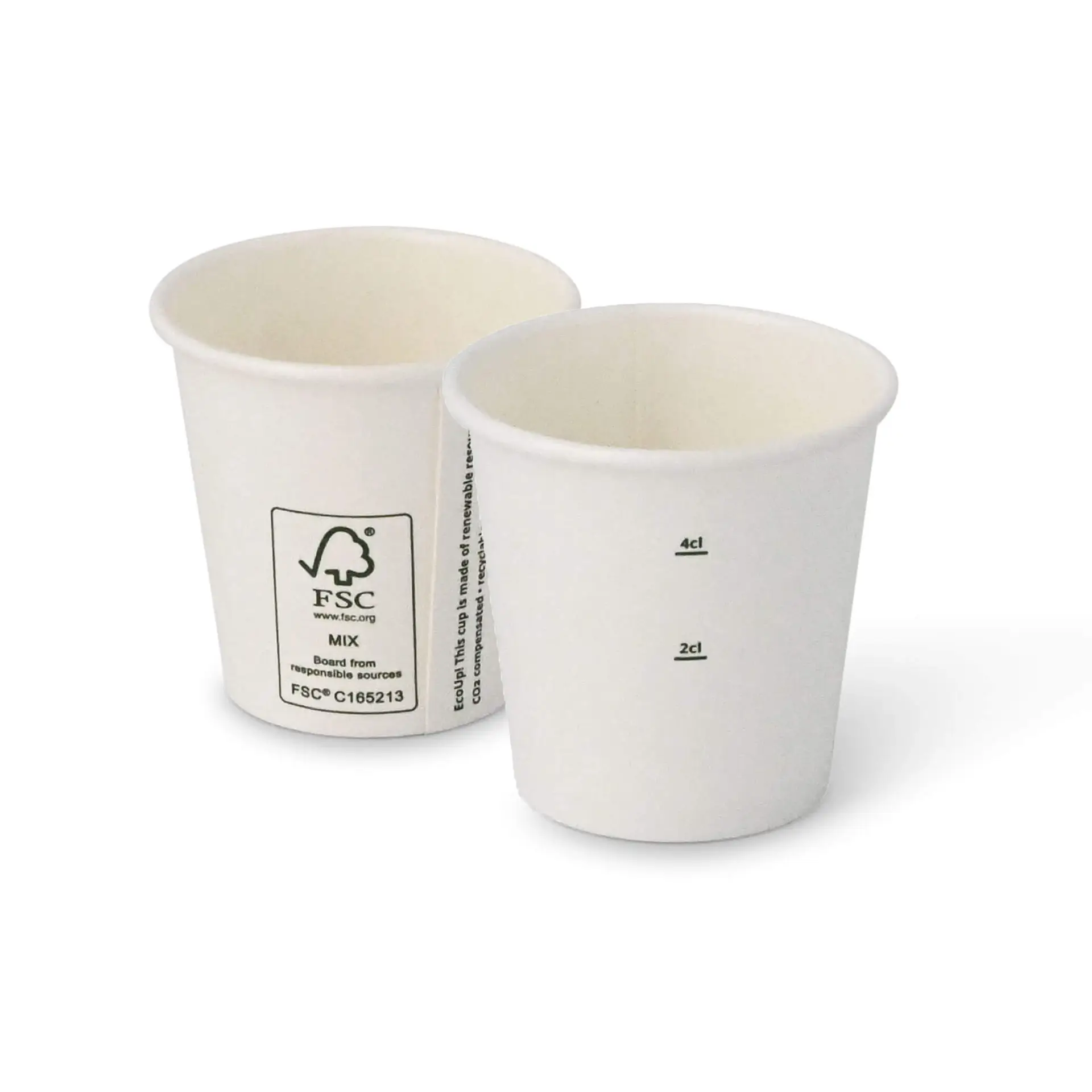 2 oz Paper cups, Ø 50 mm, white