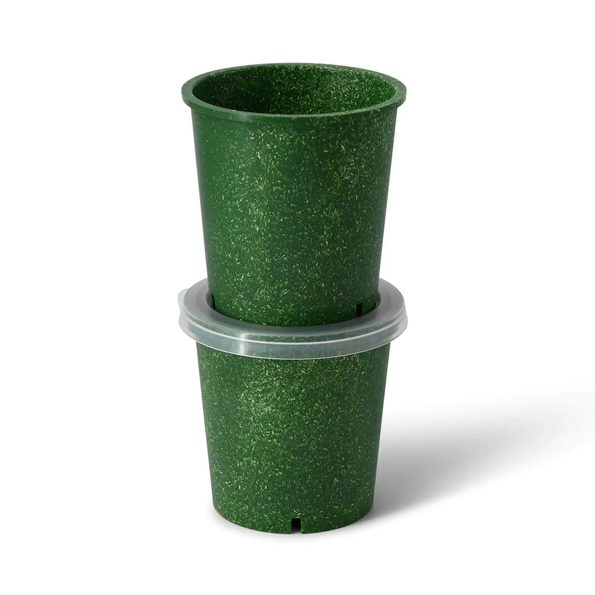 | 2 FÜR 1 | Mehrweg-Becher "merways Cup" 400 ml, Ø 95 mm, Spinat / dunkelgrün