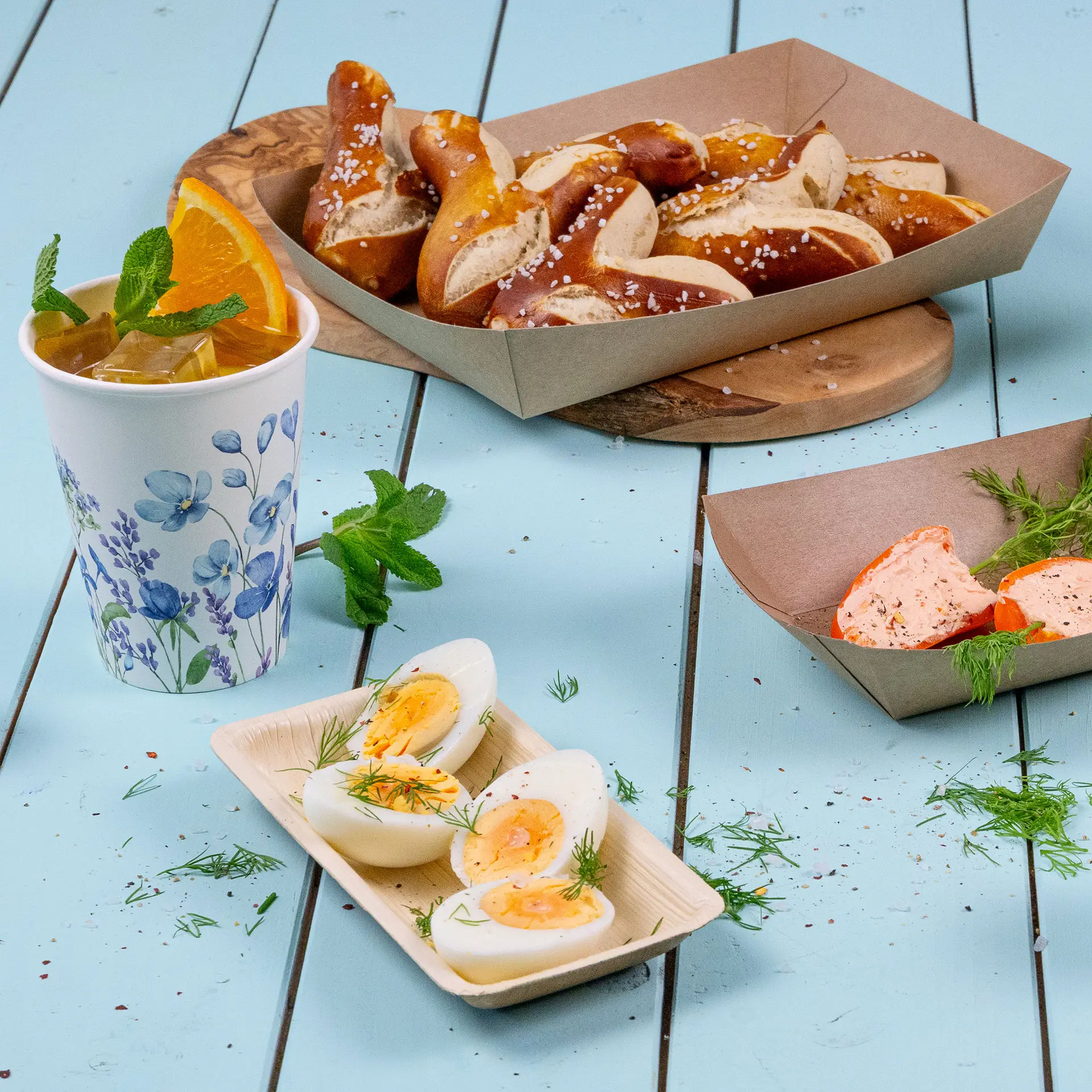 Palm leaf bowls  "Palmware®" 125 ml, rectangular dtw05474-palmblatt-schaelchen-palmware-125-ml-rechteckig-7