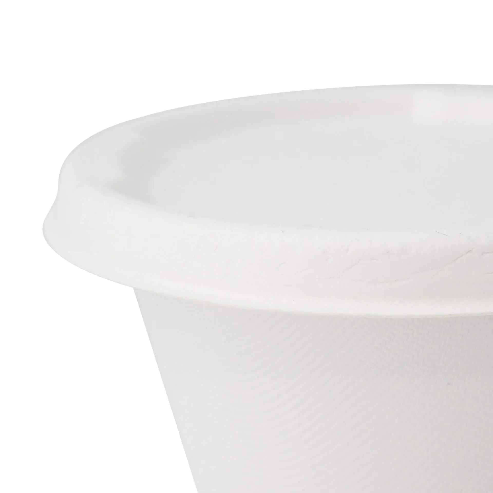 Sugarcane Lids Ø 135 mm, white, round dfc013921-deckel-aus-zuckerrohr-135-mm-weiss-rund-3